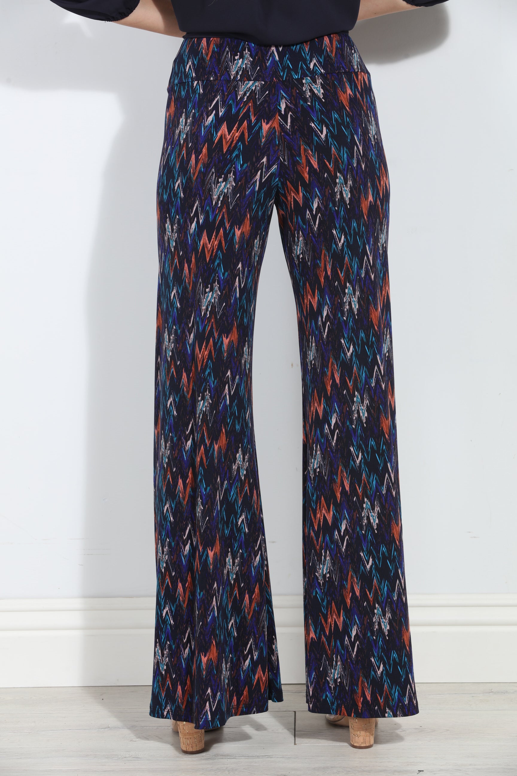 Anjela Stretch Flare Leg Pants-BEST SELLER