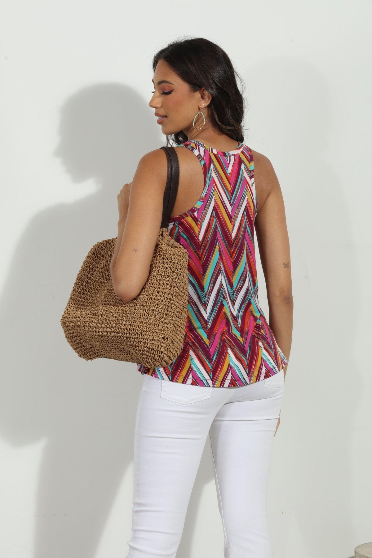Theresa Stretch Swing Tank-FINAL SALE