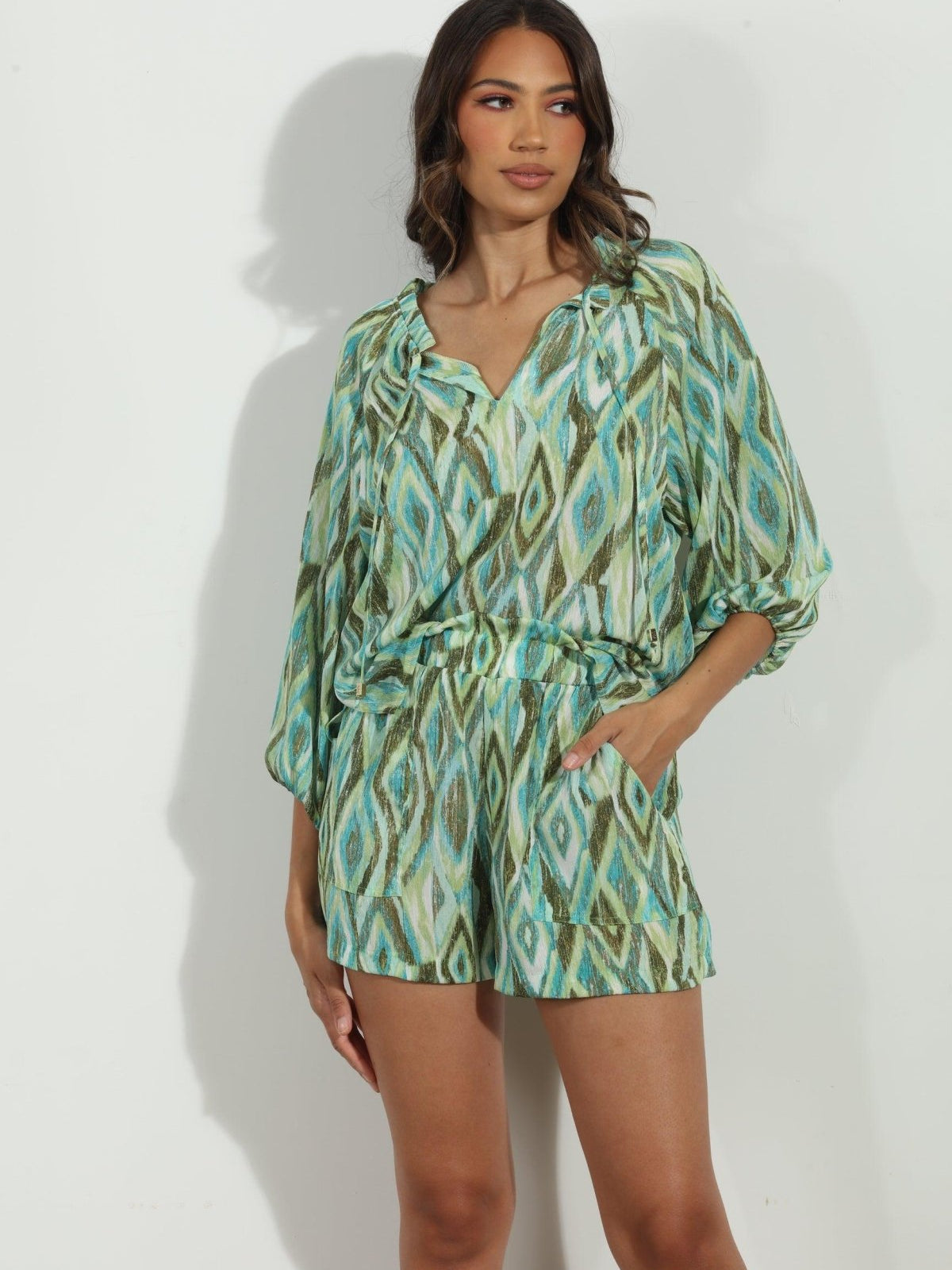Tiki Airflow Woven Shorts-FINAL SALE