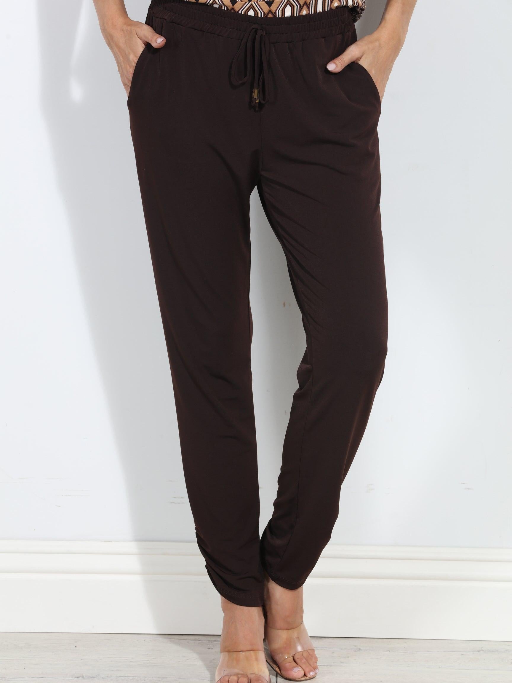 Chocolate Stretch Joggers-BEST SELLER