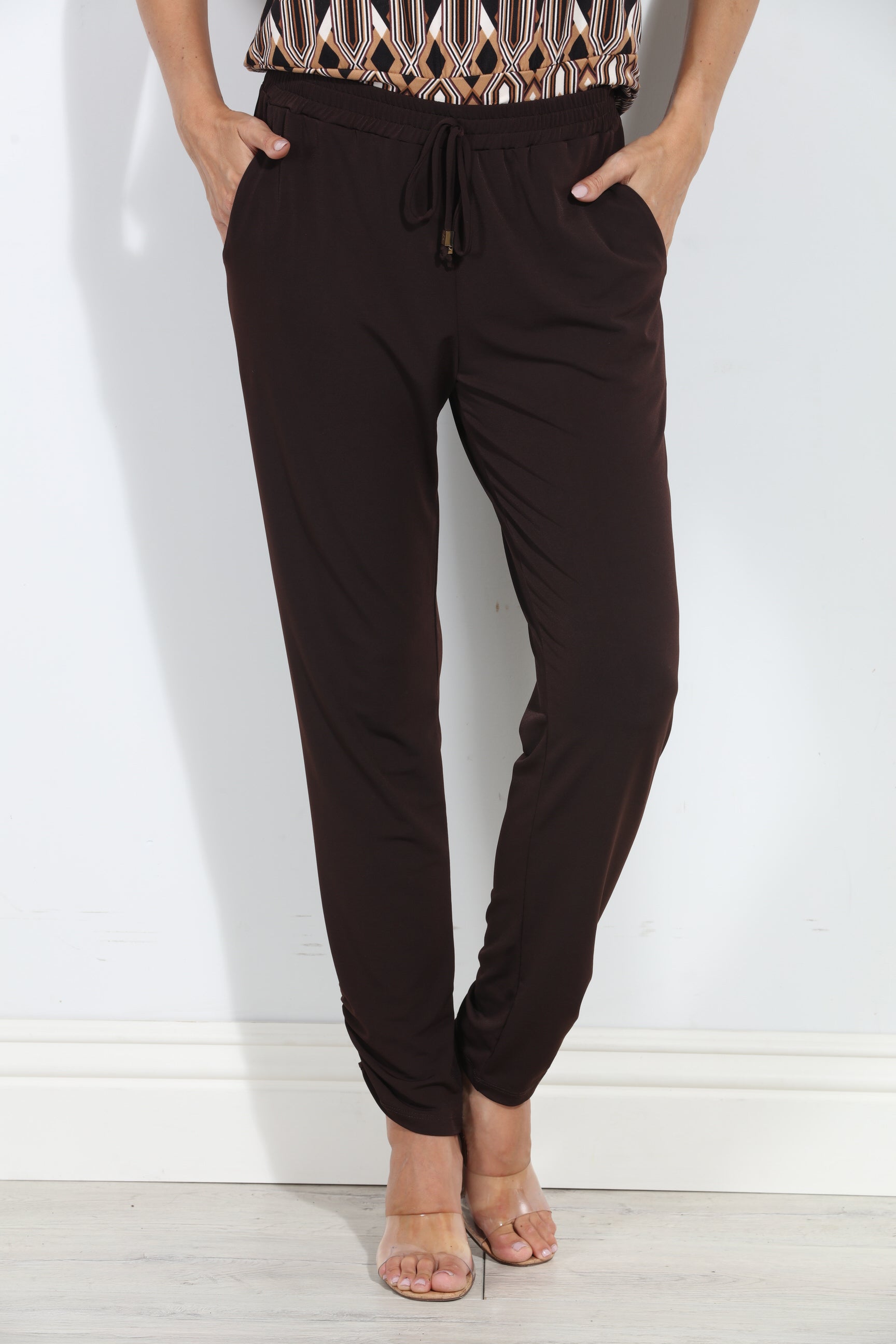 Chocolate Stretch Joggers-BEST SELLER