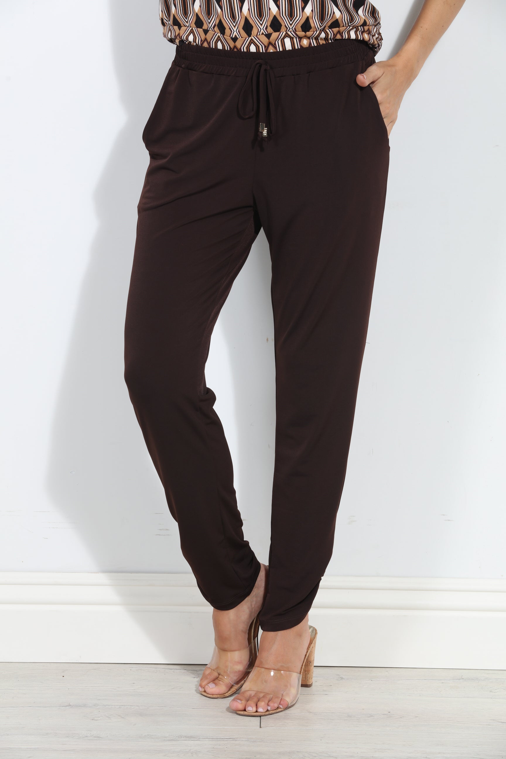 Chocolate Stretch Joggers-BEST SELLER