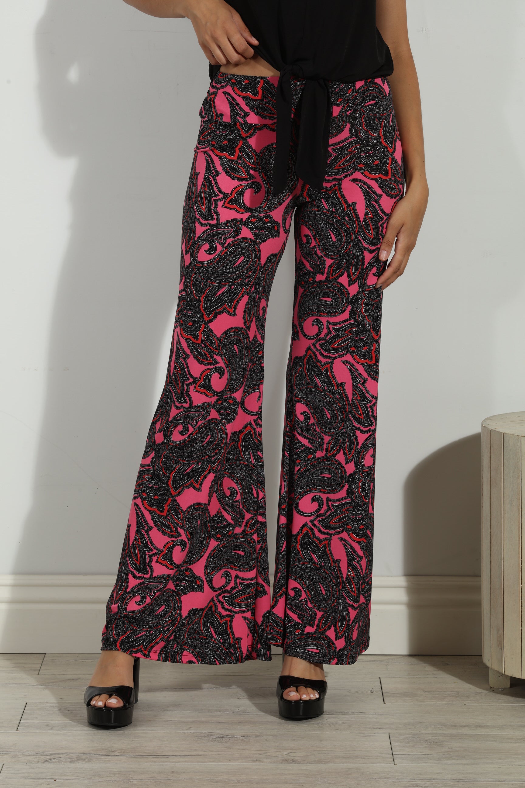 Zinna Stretch Flare Leg Pants-FINAL SALE