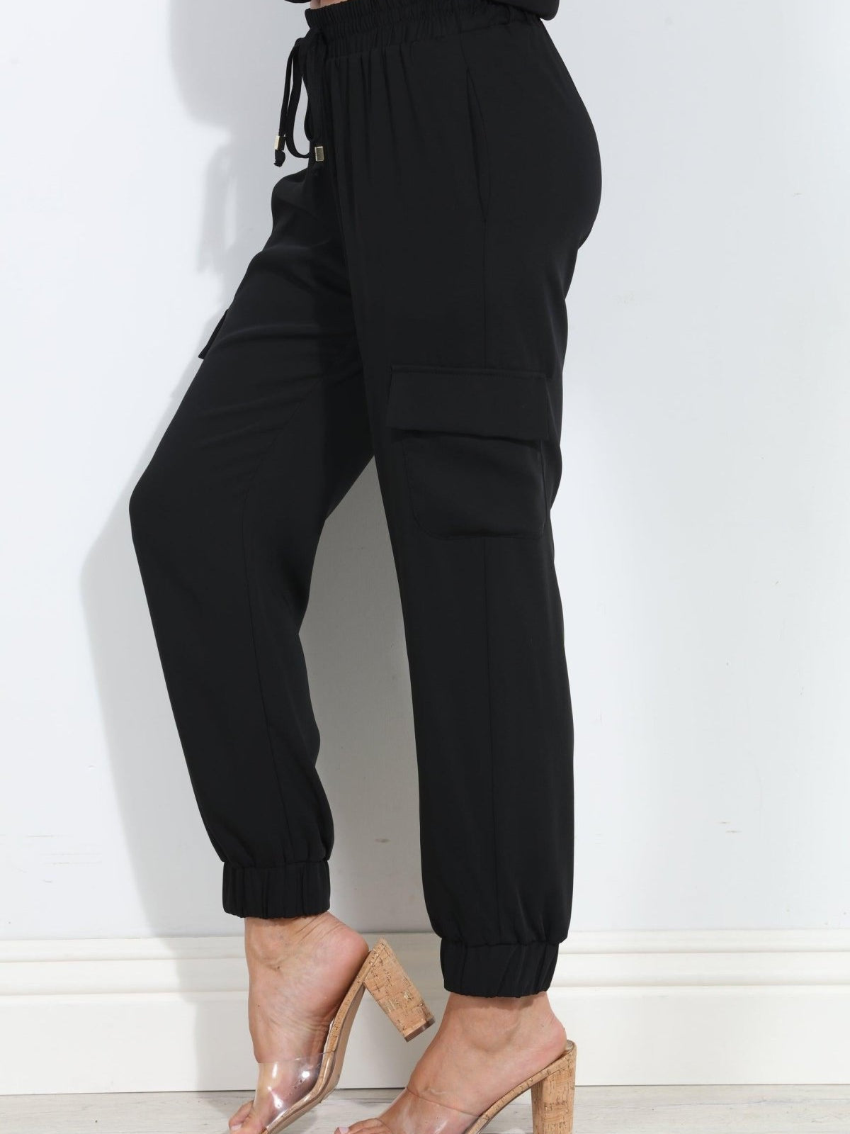 Black Politan Cargo Jogger-BEST SELLER