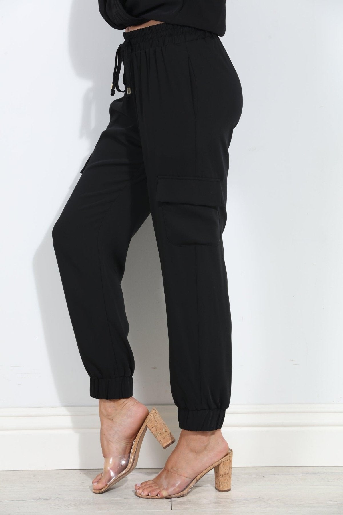 Black Politan Cargo Jogger-BEST SELLER