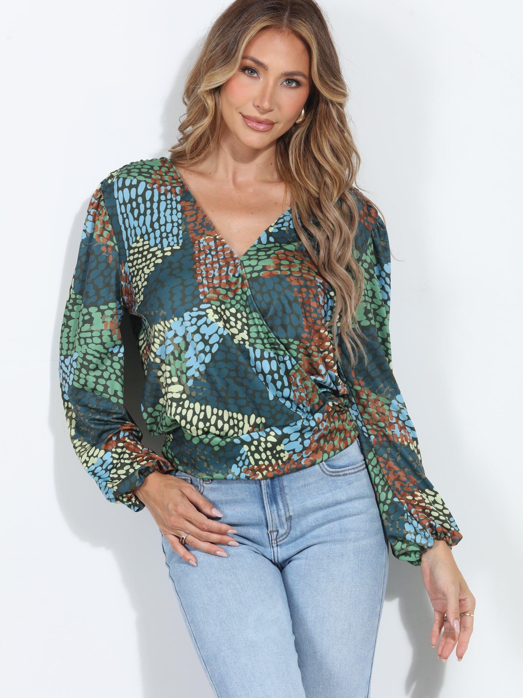 Ines Stretch Long Sleeve Top