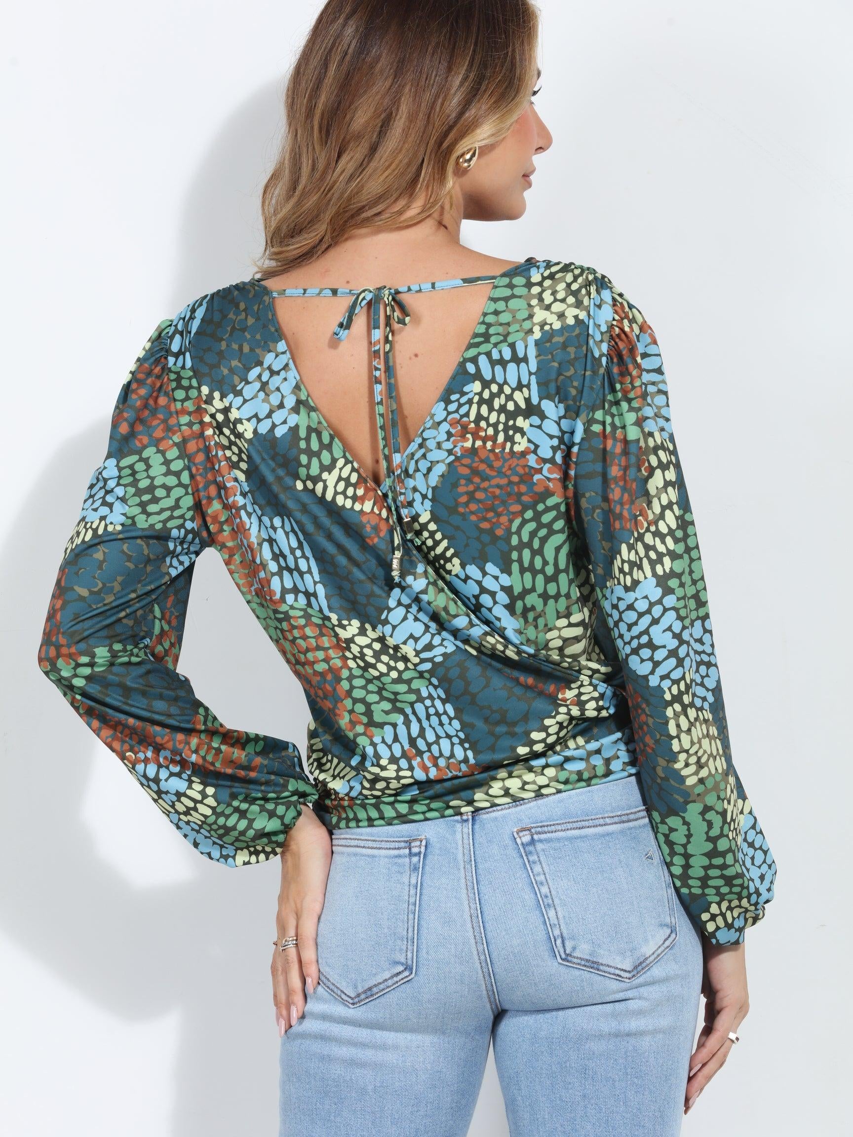 Ines Stretch Long Sleeve Top