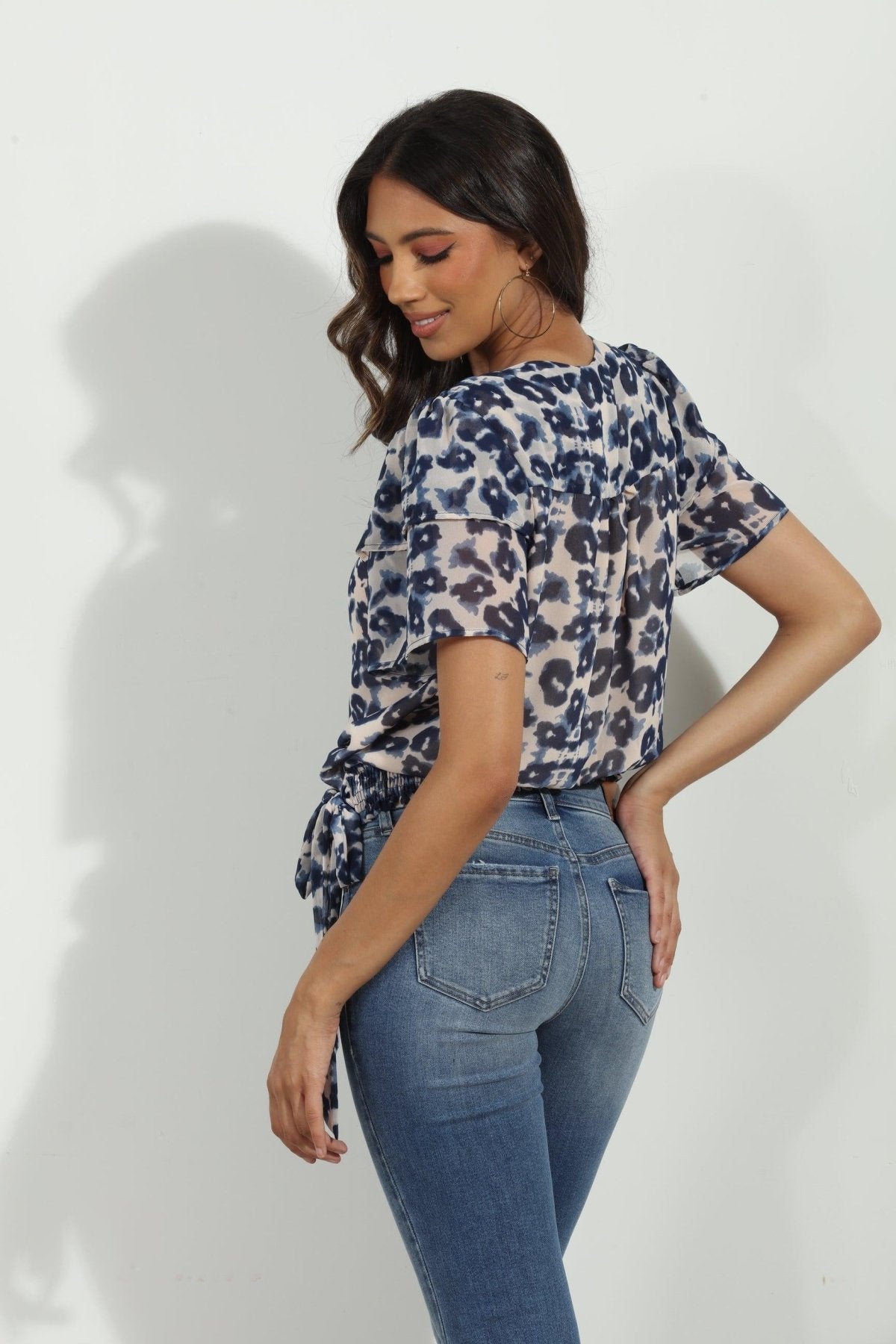 Elmore Short Sleeve Wrap Blouse-FINAL SALE