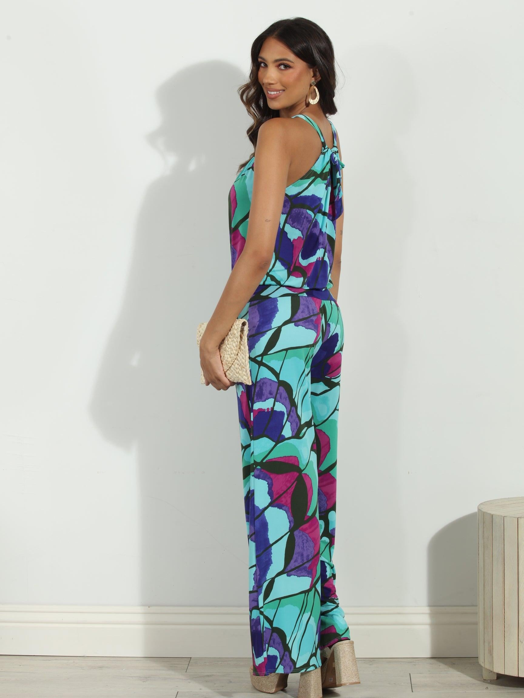 Lilah Stretch Halter Jumpsuit-FINAL SALE