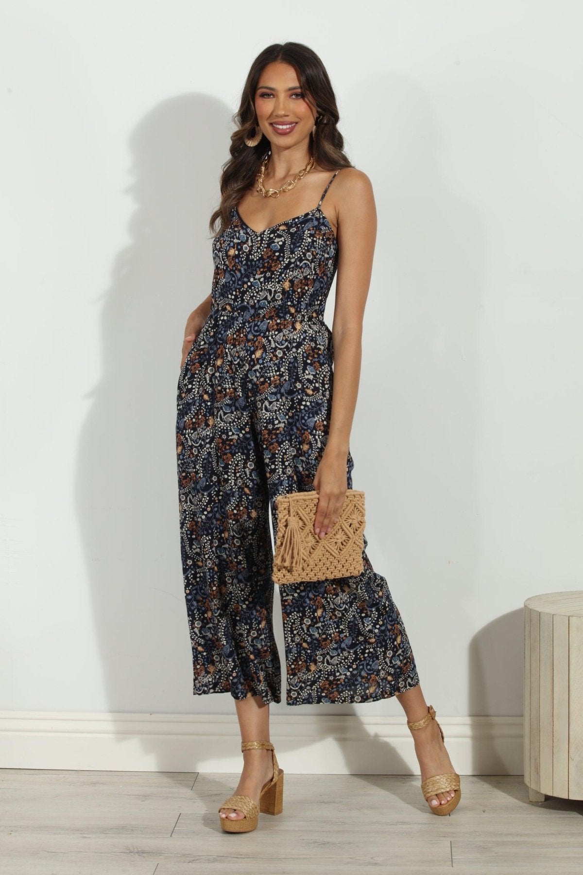 Elaine Rayon Jumpsuit- FINAL SALE