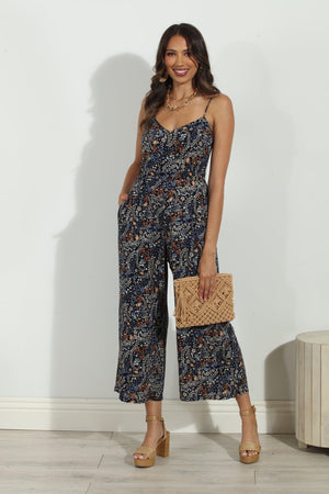 Elaine Rayon Jumpsuit- FINAL SALE