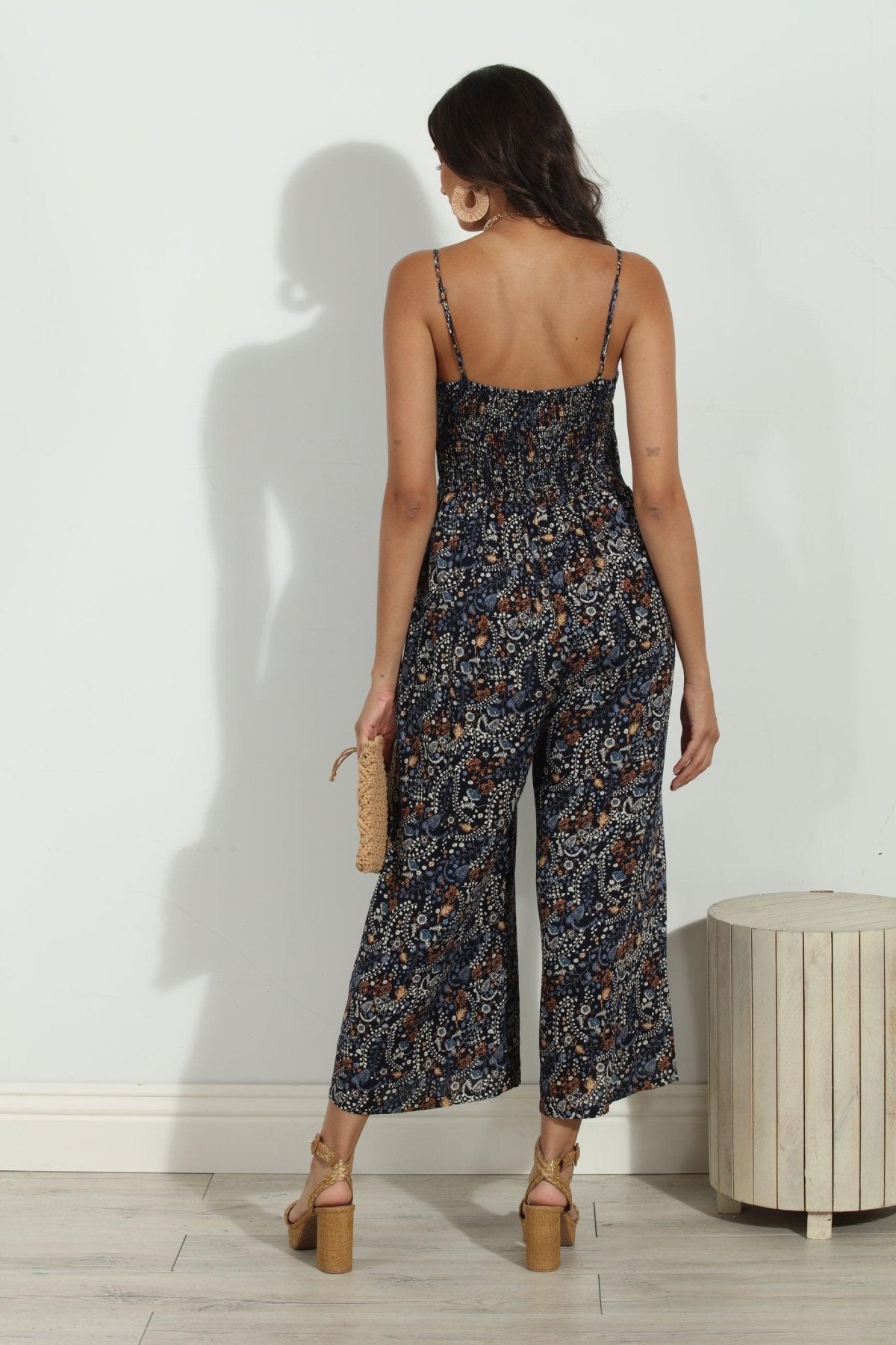 Elaine Rayon Jumpsuit- FINAL SALE