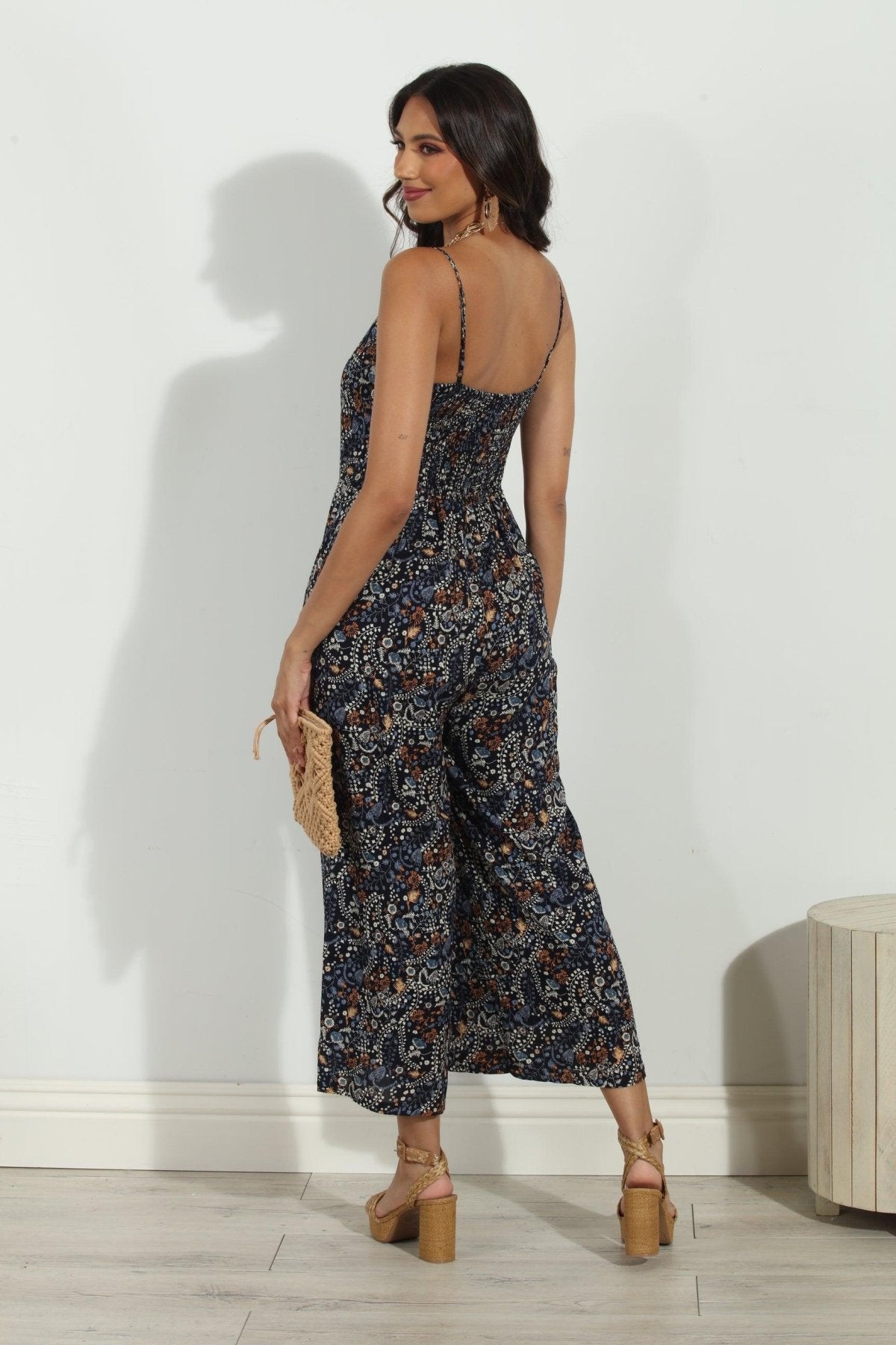 Elaine Rayon Jumpsuit- FINAL SALE