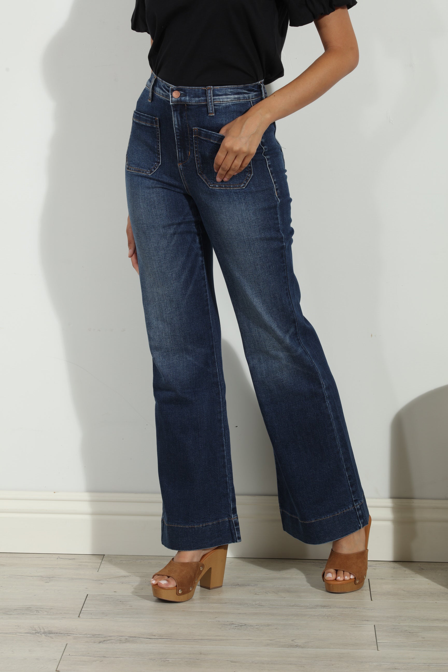 Level 99 Victoria Wide Leg Denim Pant-BASH-FINAL SALE