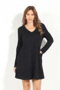 Black Cashmere Knit Dress