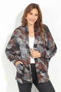 Sierra Hacci Knit Draped Cardigan