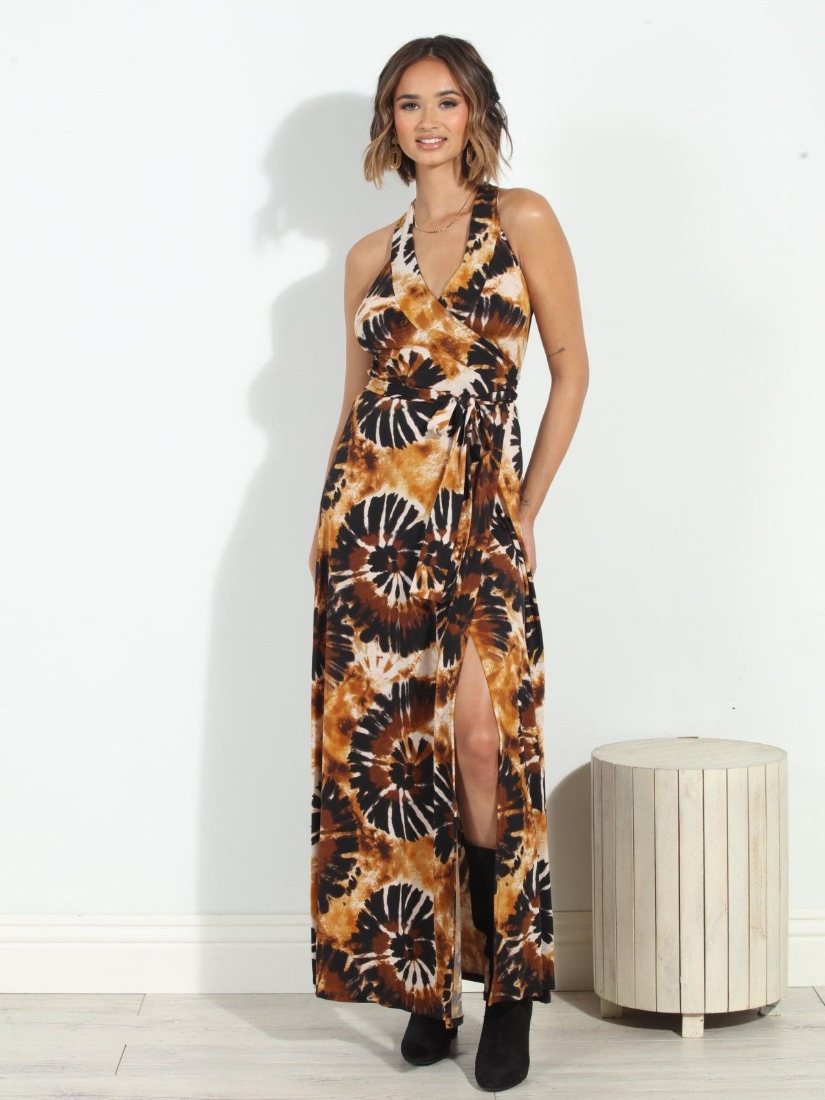 Dakar Wrap Maxi Dress-FINAL SALE