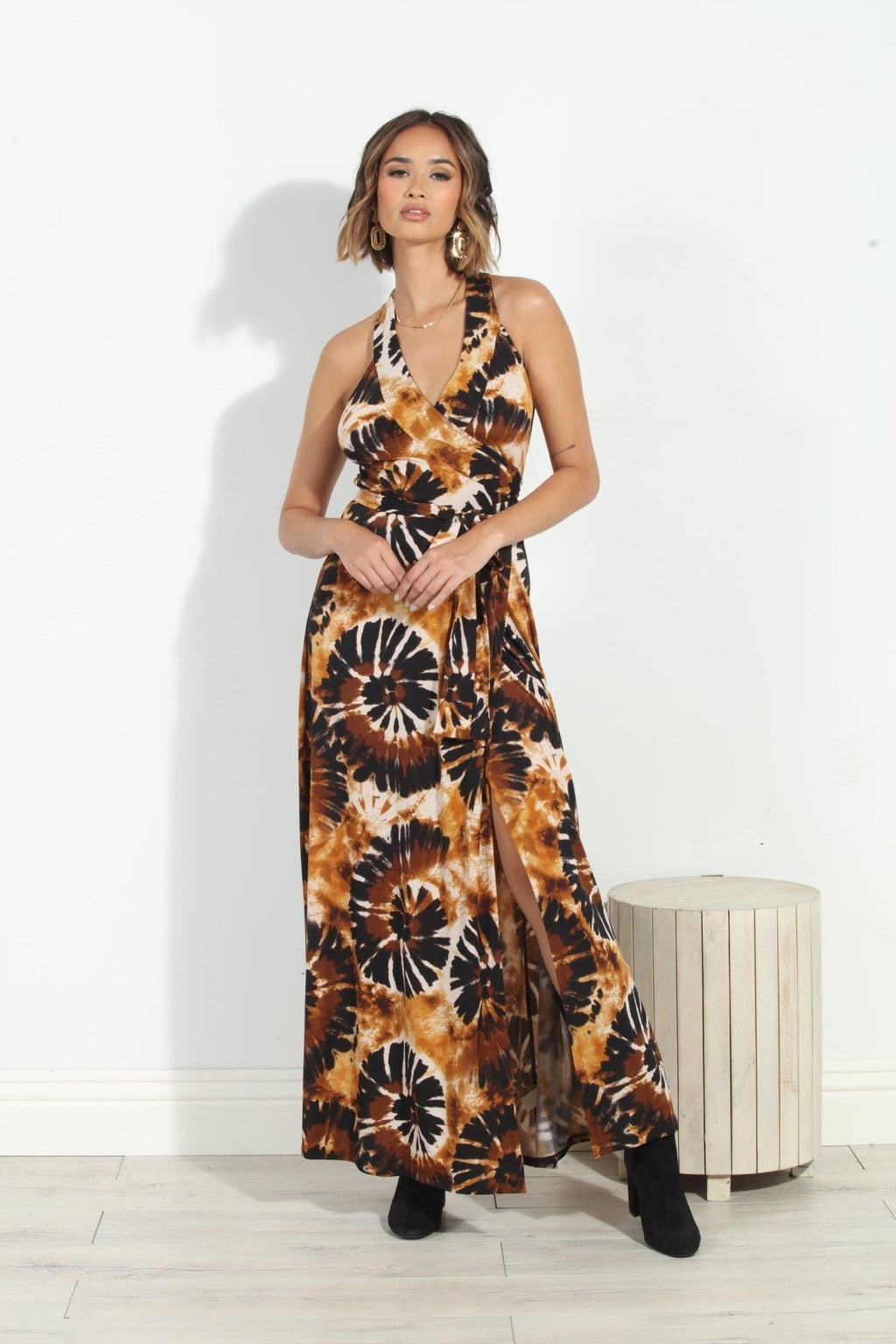 Dakar Wrap Maxi Dress-FINAL SALE