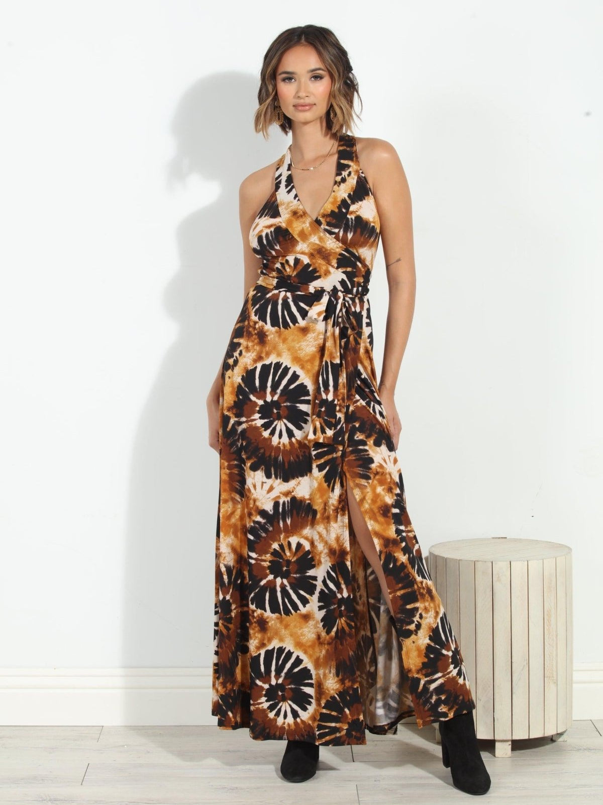 Dakar Wrap Maxi Dress-FINAL SALE