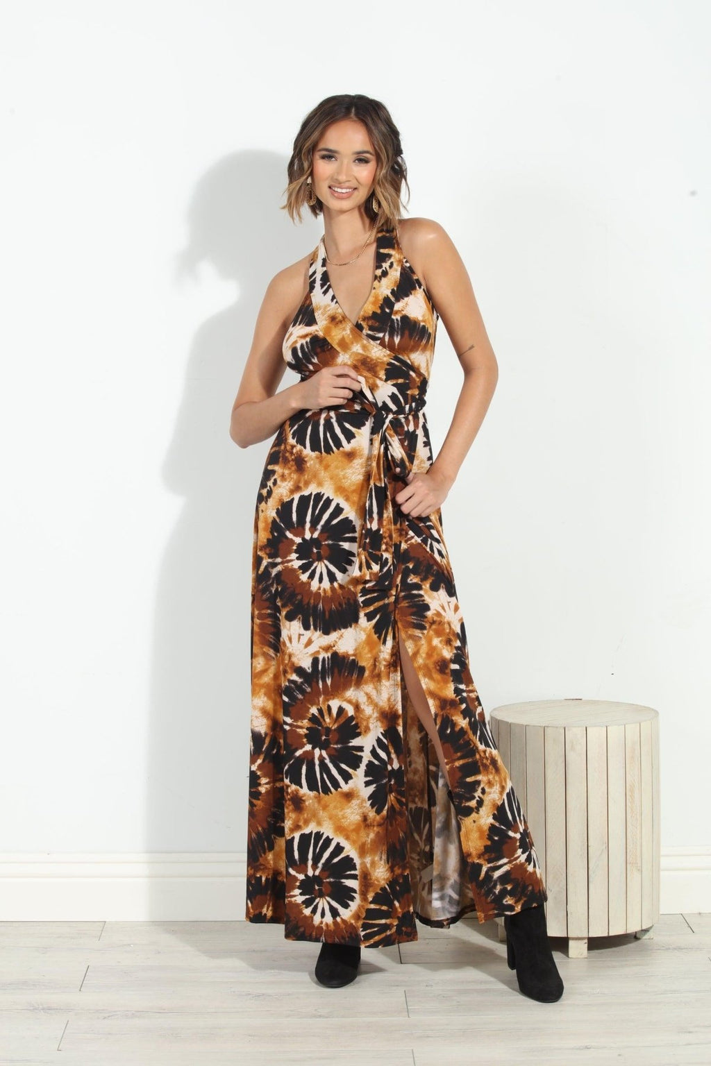 Dakar Wrap Maxi Dress-FINAL SALE