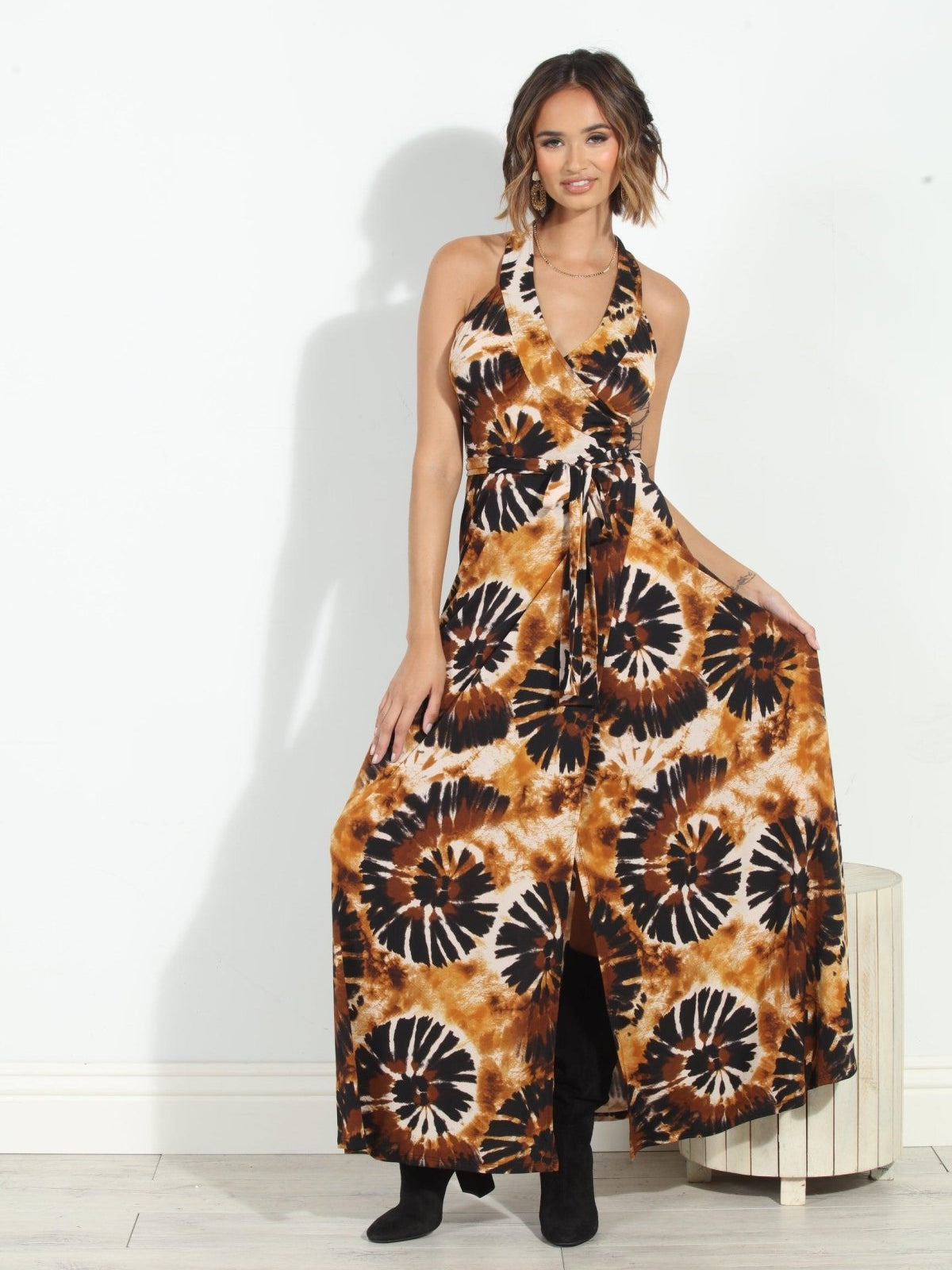 Dakar Wrap Maxi Dress-FINAL SALE