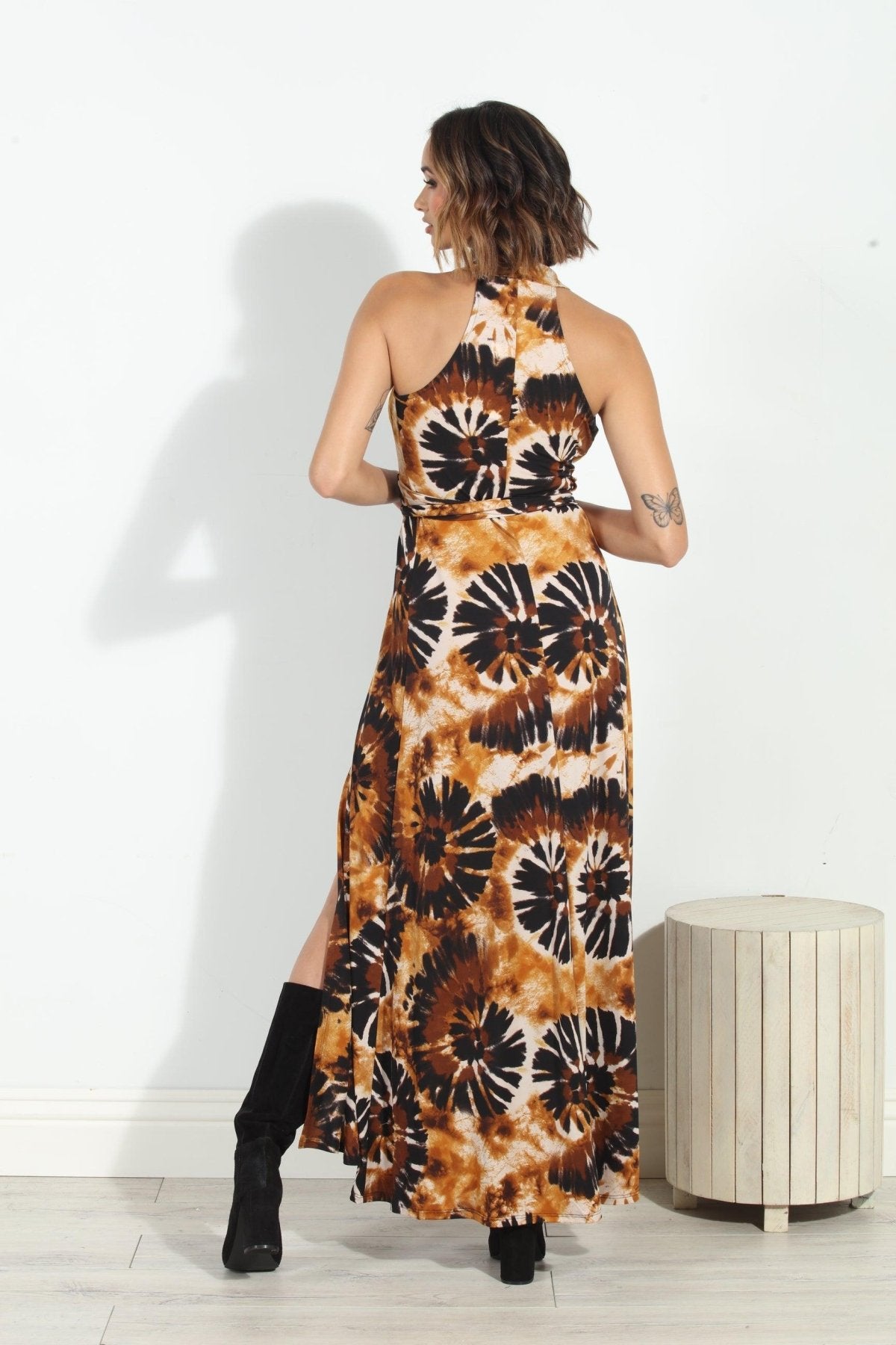 Dakar Wrap Maxi Dress-FINAL SALE