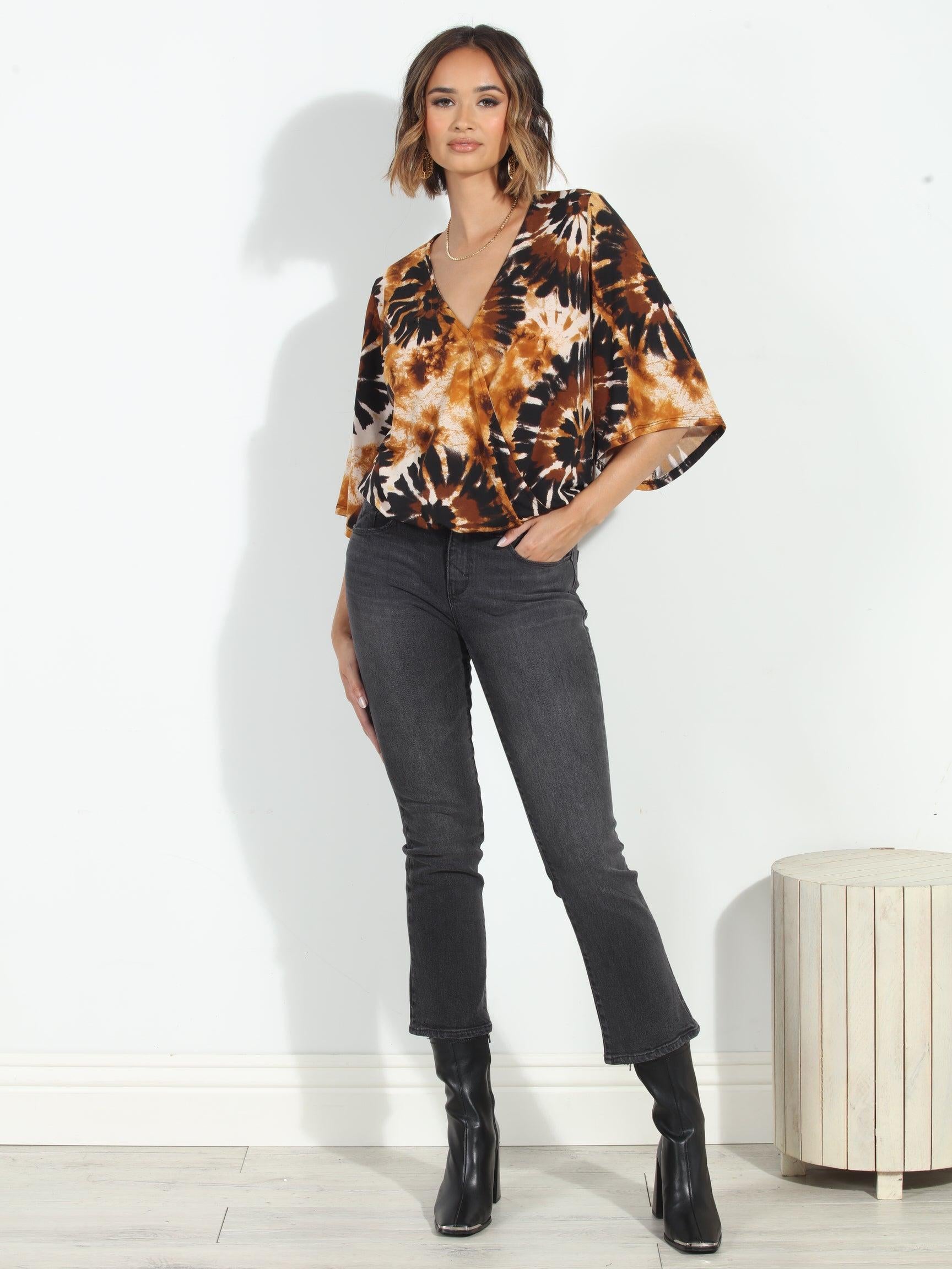Dakar ITY Surplice Top-FINAL SALE