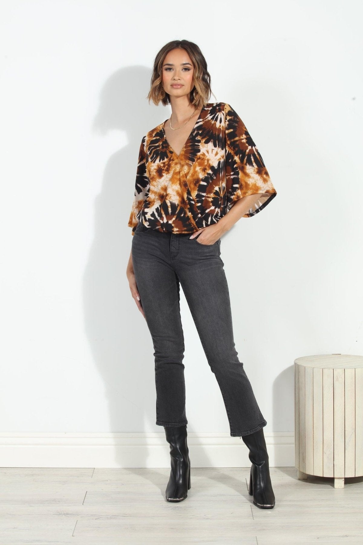 Dakar ITY Surplice Top-FINAL SALE