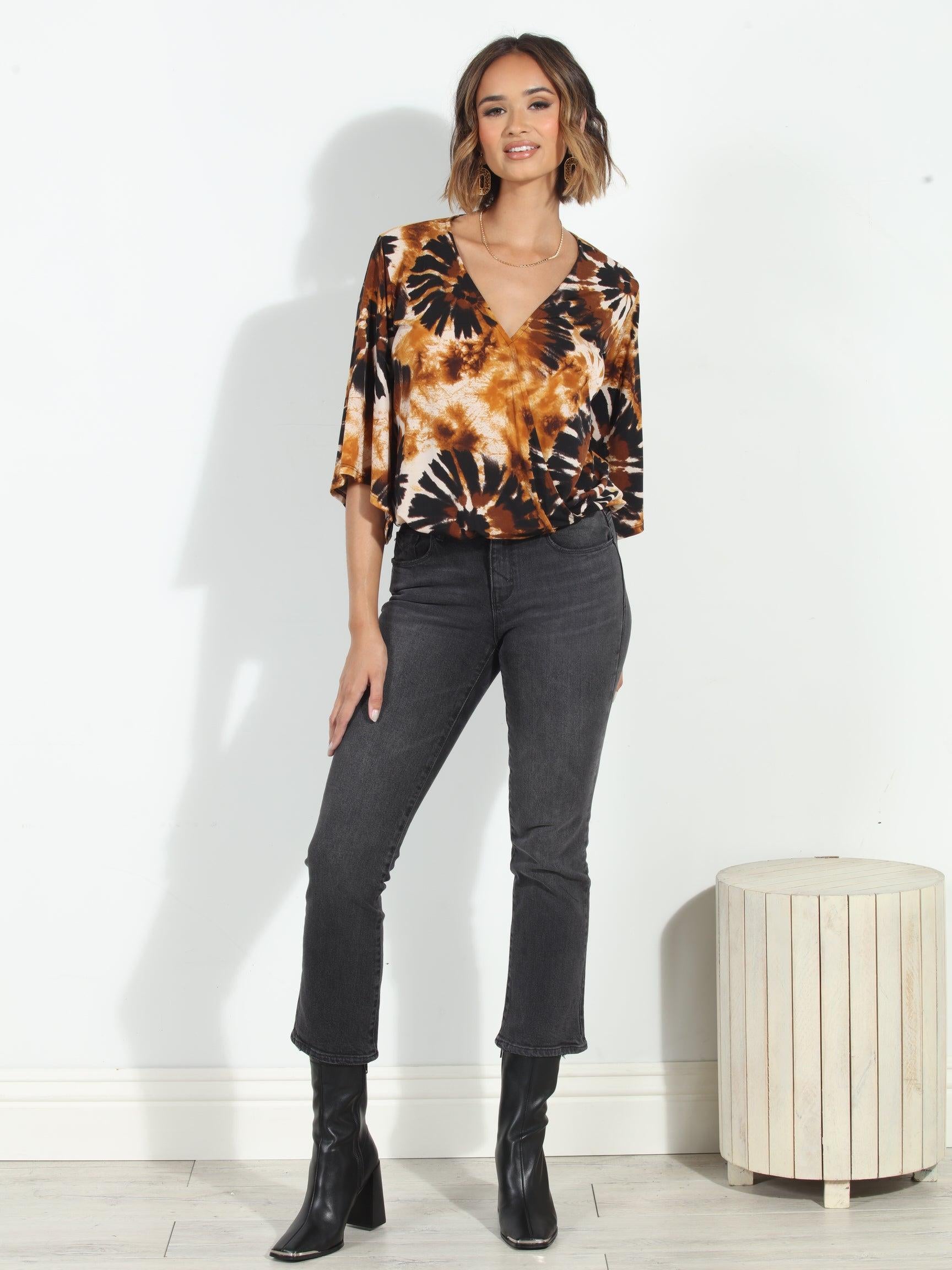 Dakar ITY Surplice Top-FINAL SALE