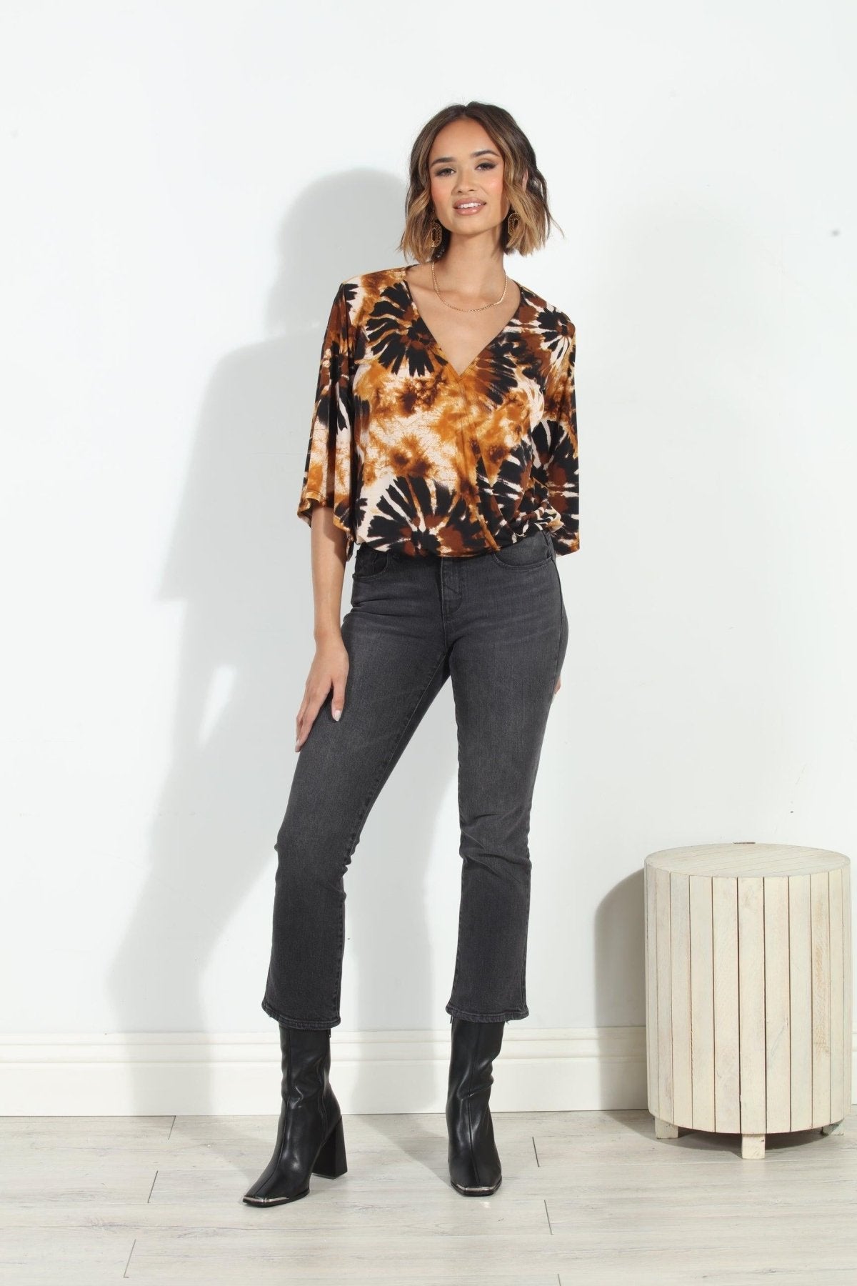 Dakar ITY Surplice Top-FINAL SALE
