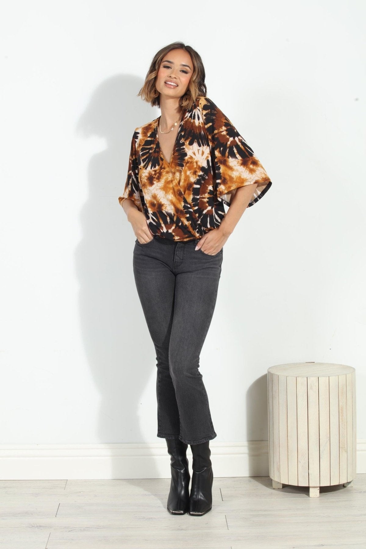 Dakar ITY Surplice Top-FINAL SALE