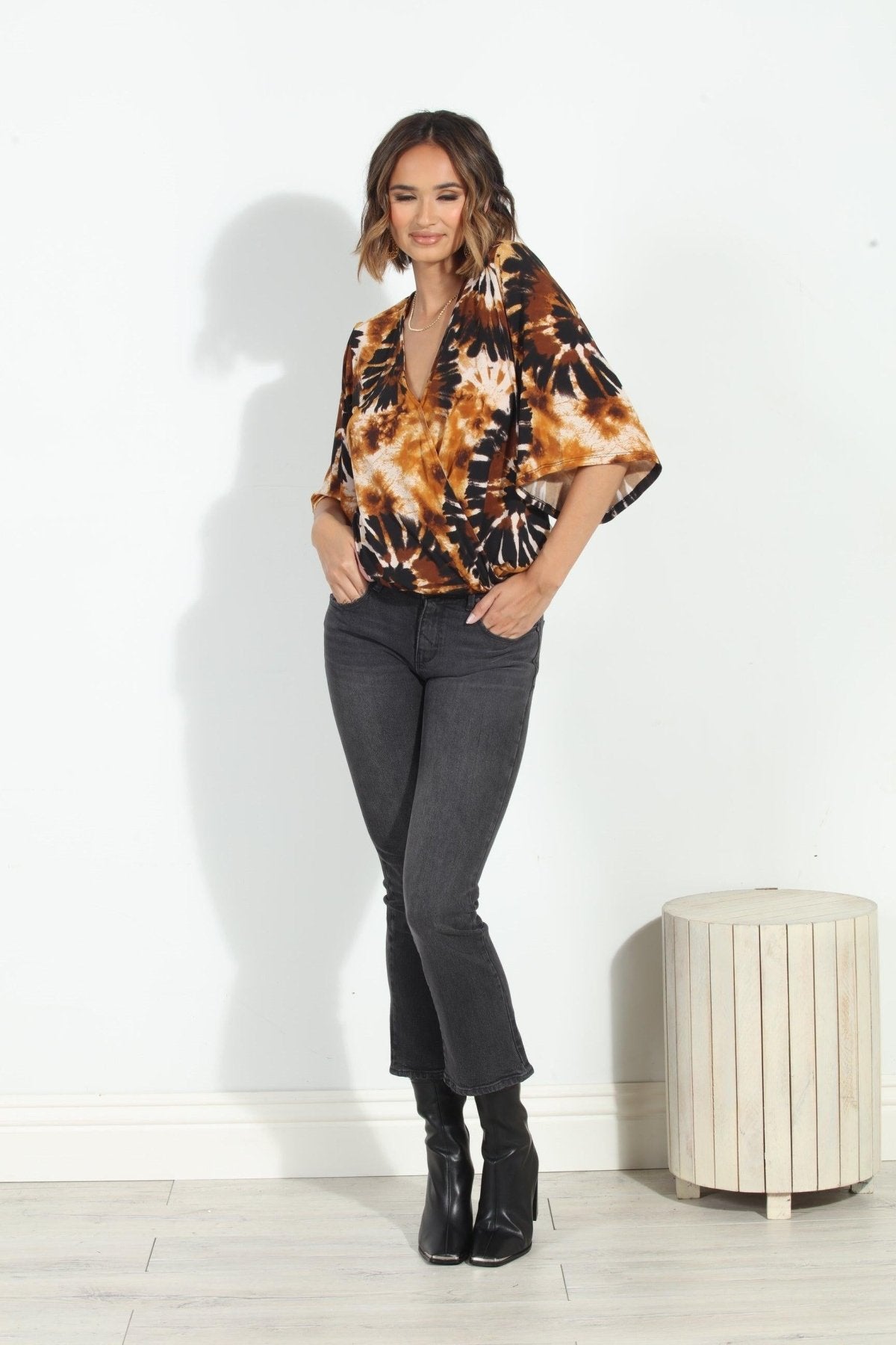 Dakar ITY Surplice Top-FINAL SALE