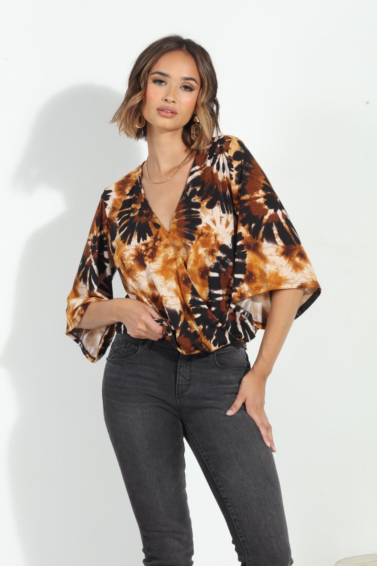 Dakar ITY Surplice Top-FINAL SALE