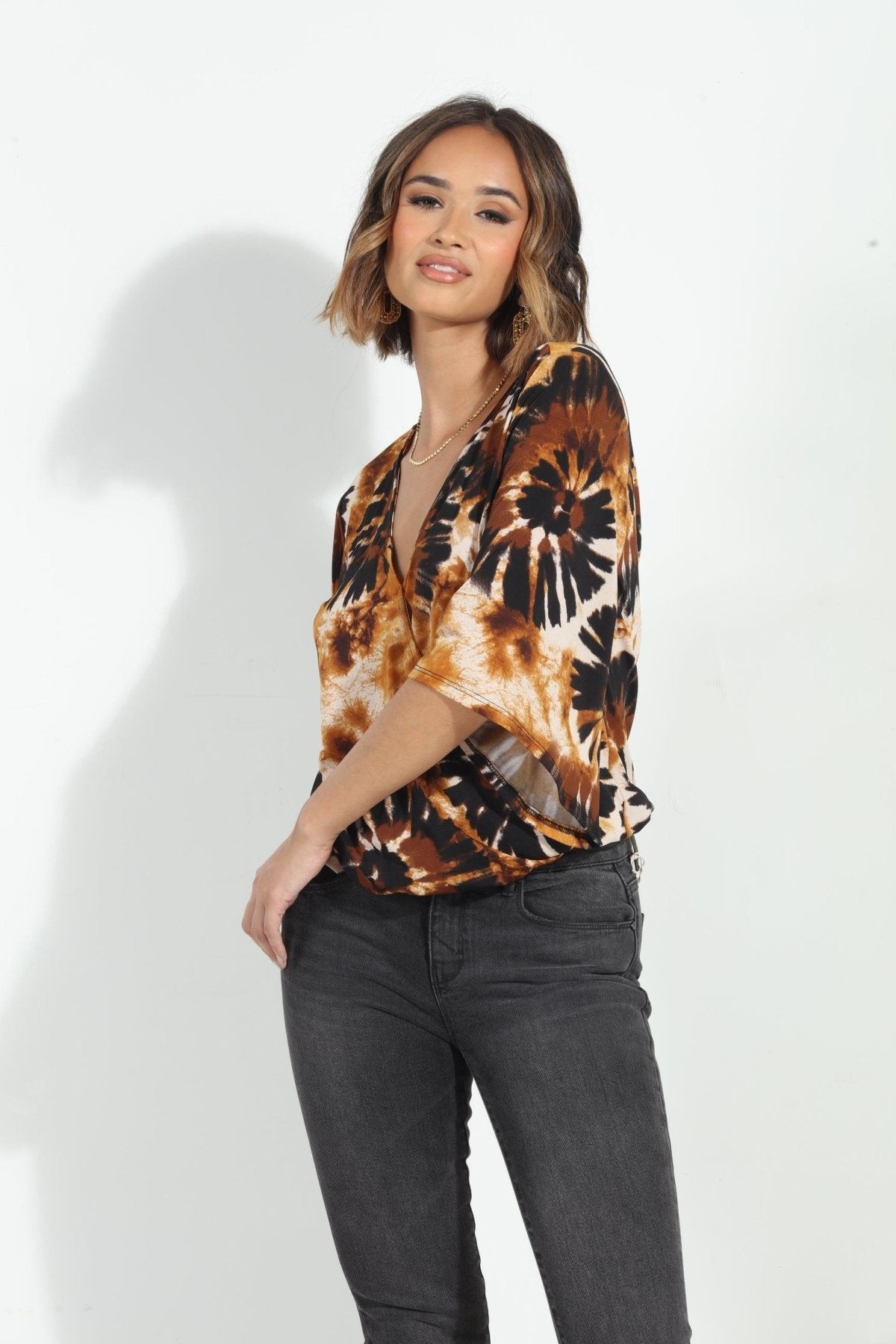 Dakar ITY Surplice Top-FINAL SALE