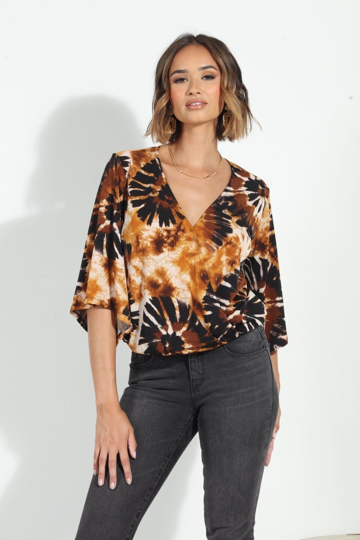 Dakar ITY Surplice Top-FINAL SALE