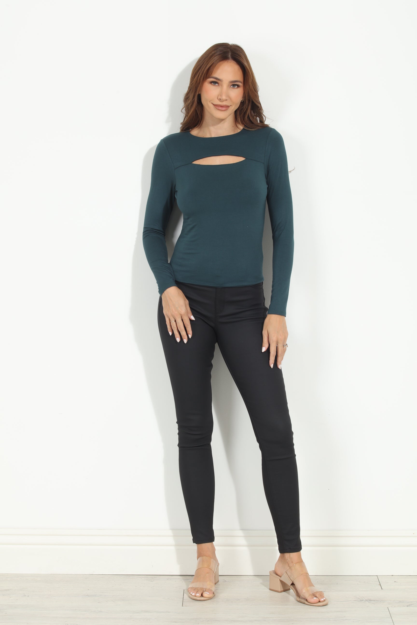Hunter Long Sleeve Cut Out Top