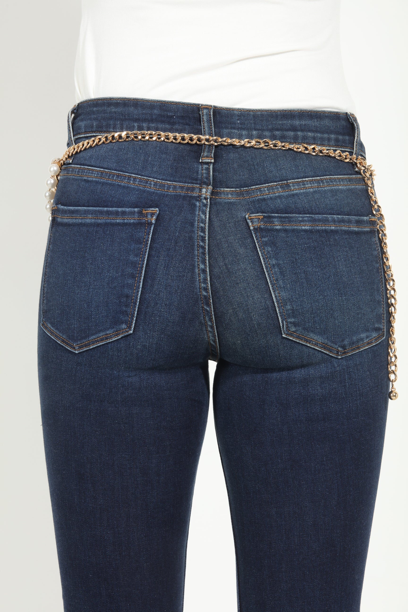 The Pearl Luxe Layered Chain Belt