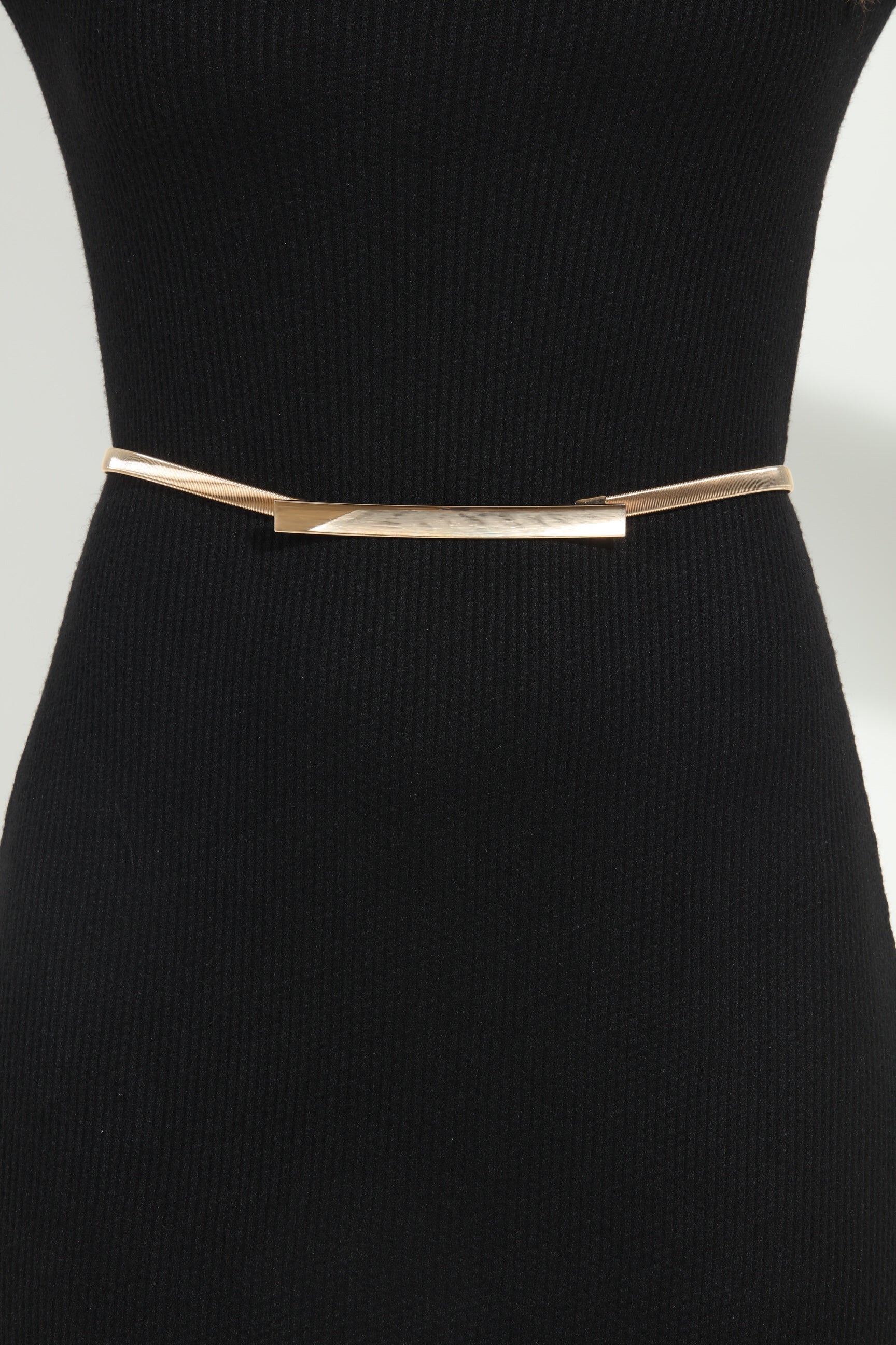 thin black dress belt Thin Black Belt With Silver Buckle Rectangle Genuine Leather 2.0 cm 28" / 70 cm