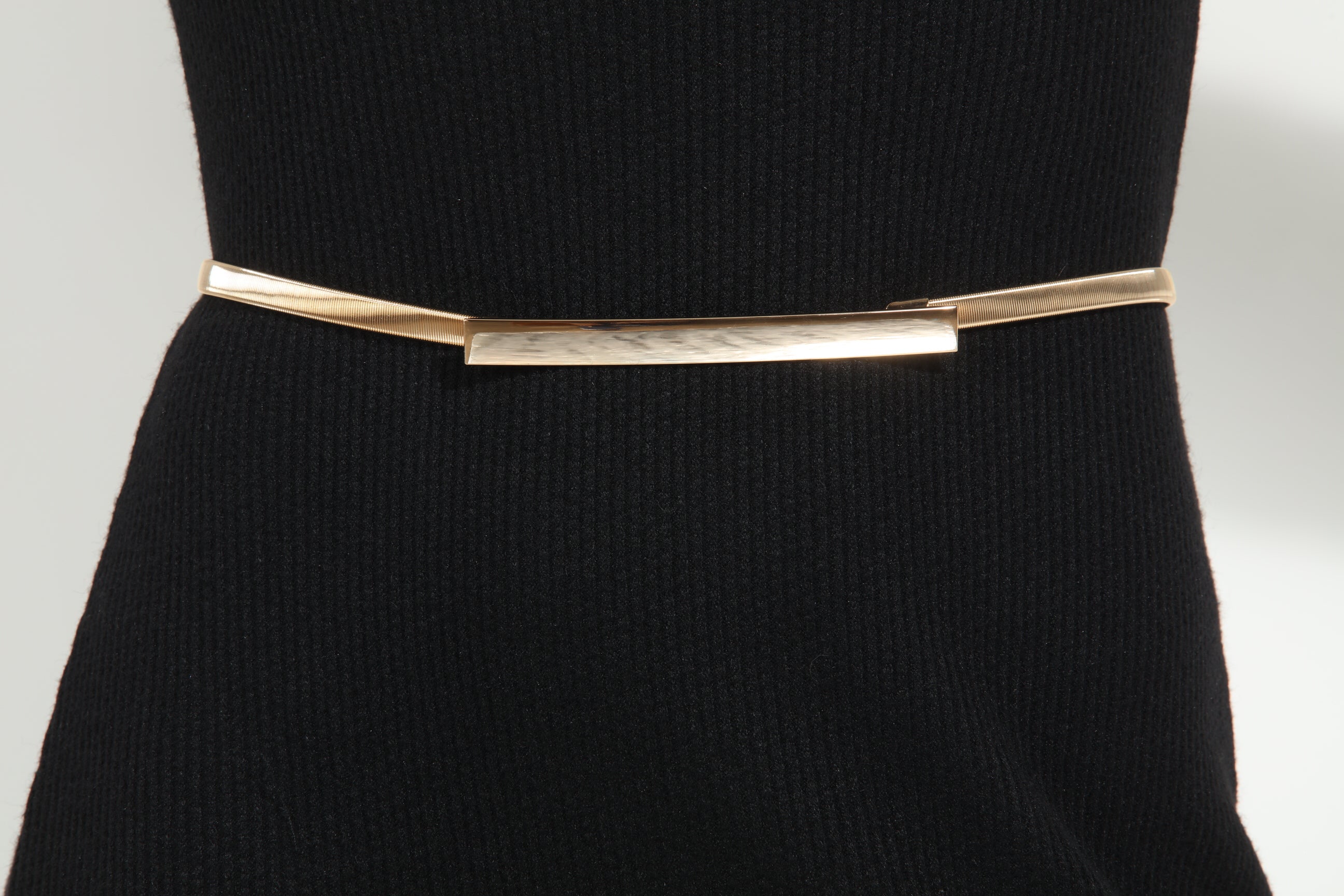 Gold Slim Metal Belt