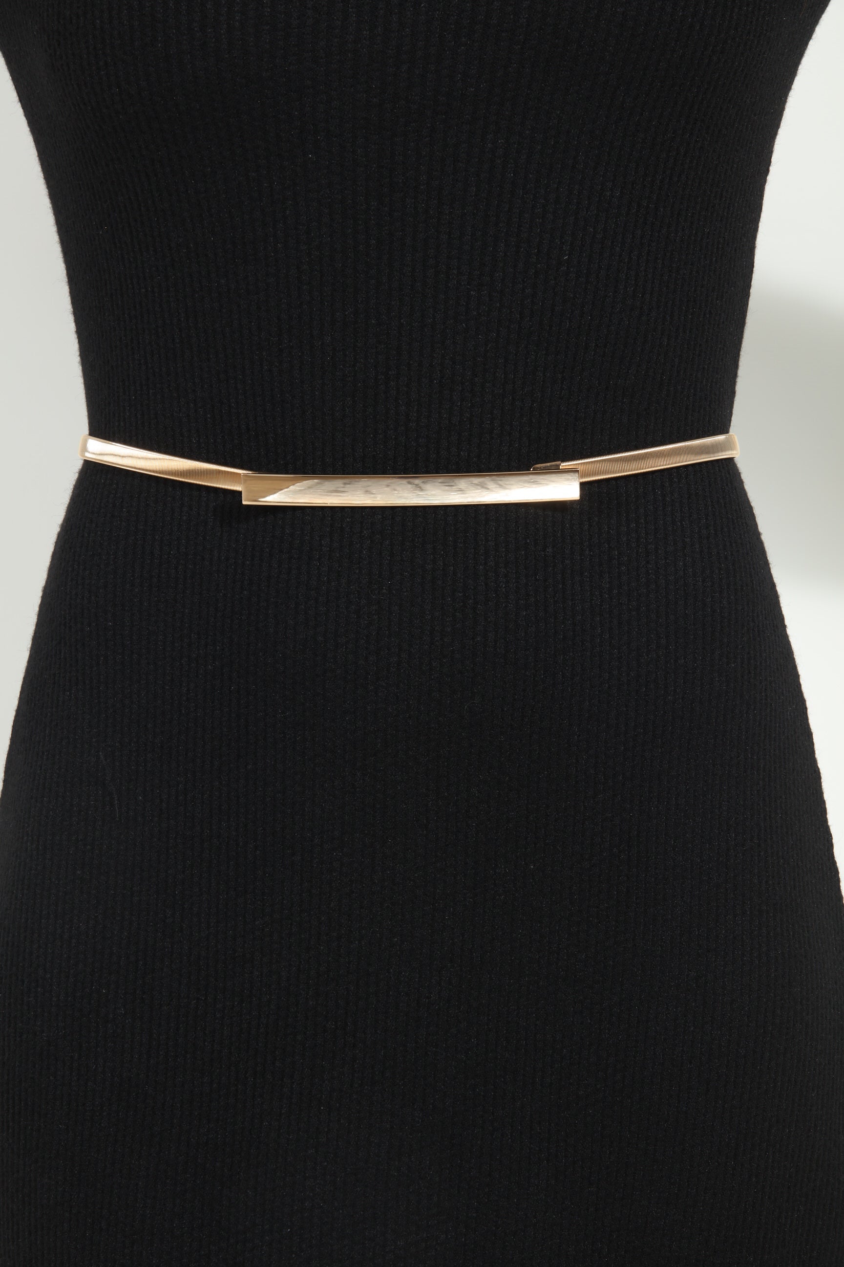 Gold Slim Metal Belt