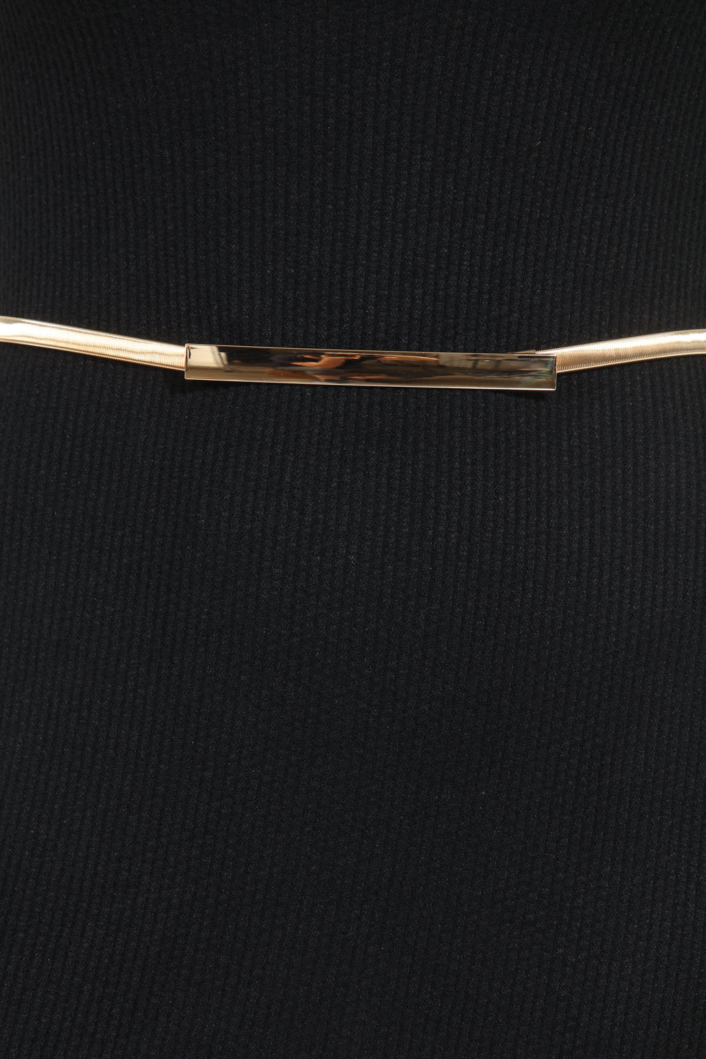 Gold Slim Metal Belt