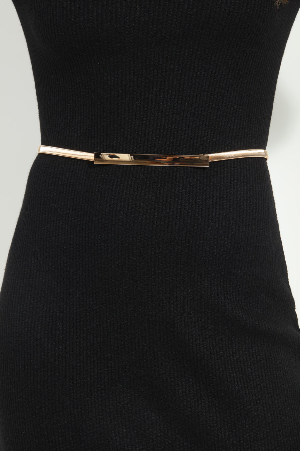 Gold Slim Metal Belt