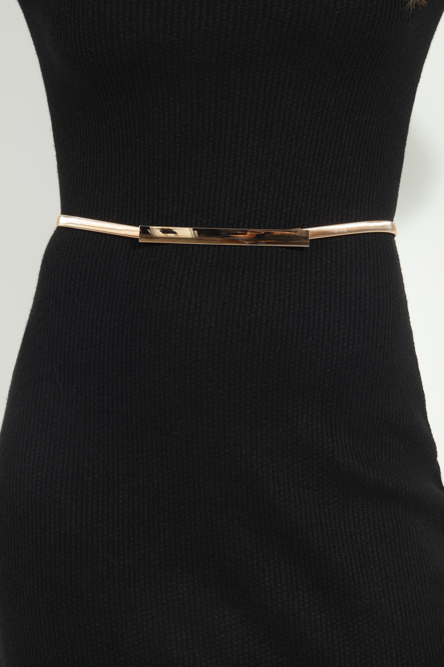 Gold Slim Metal Belt