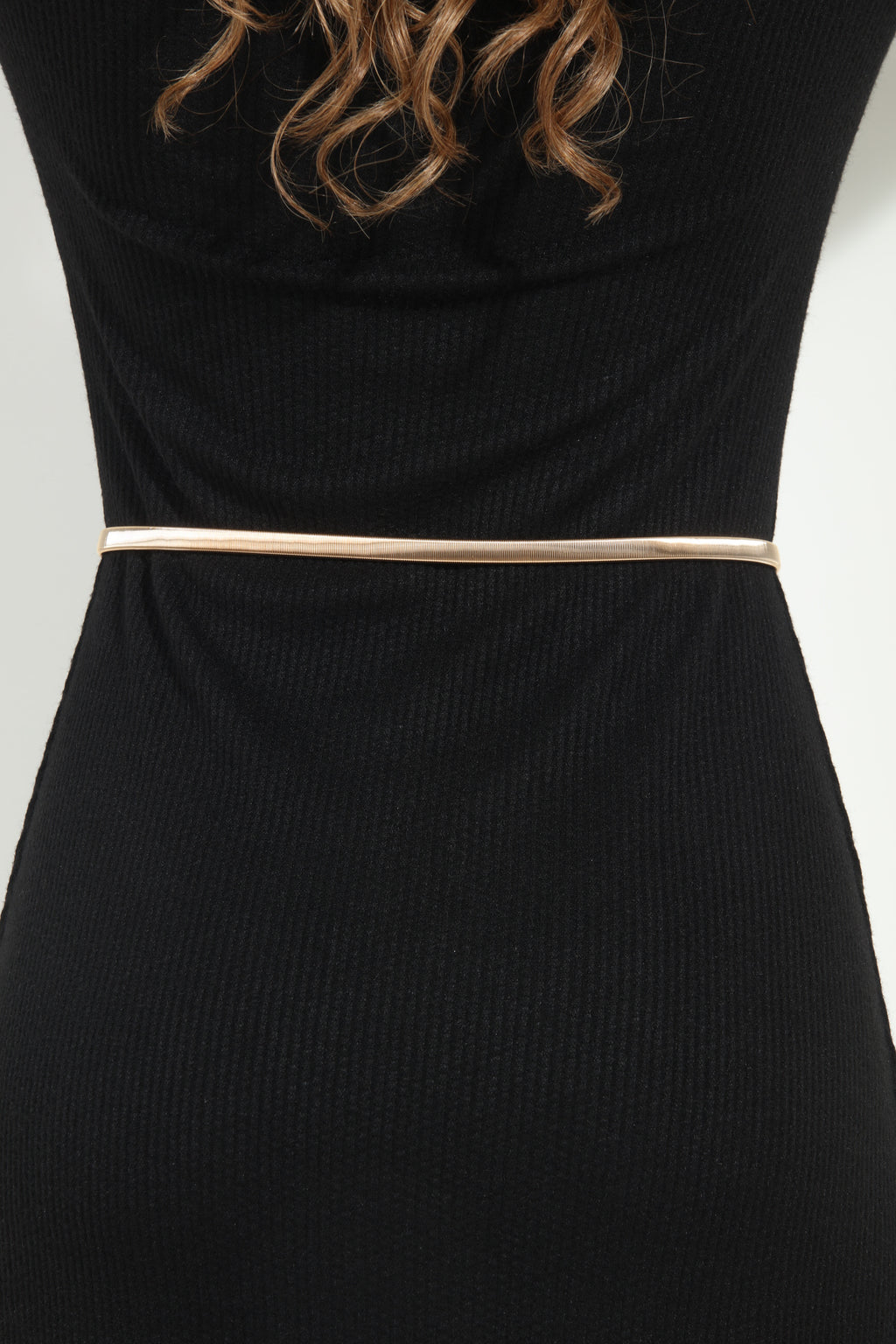 Gold Slim Metal Belt