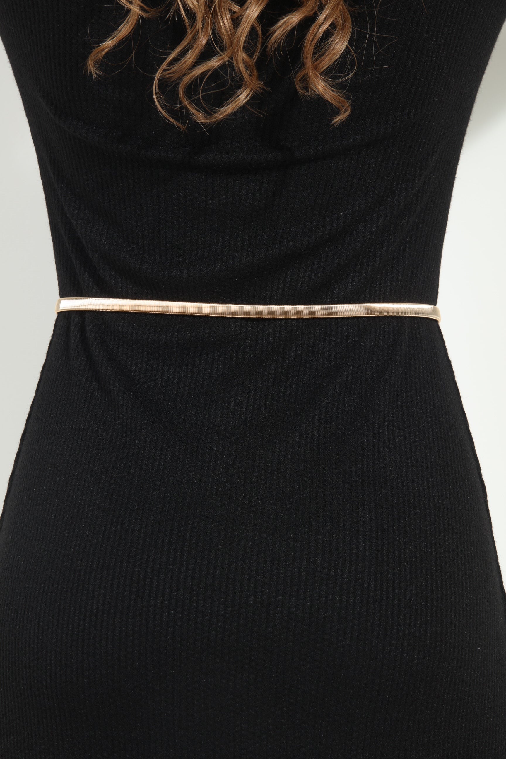 Gold Slim Metal Belt