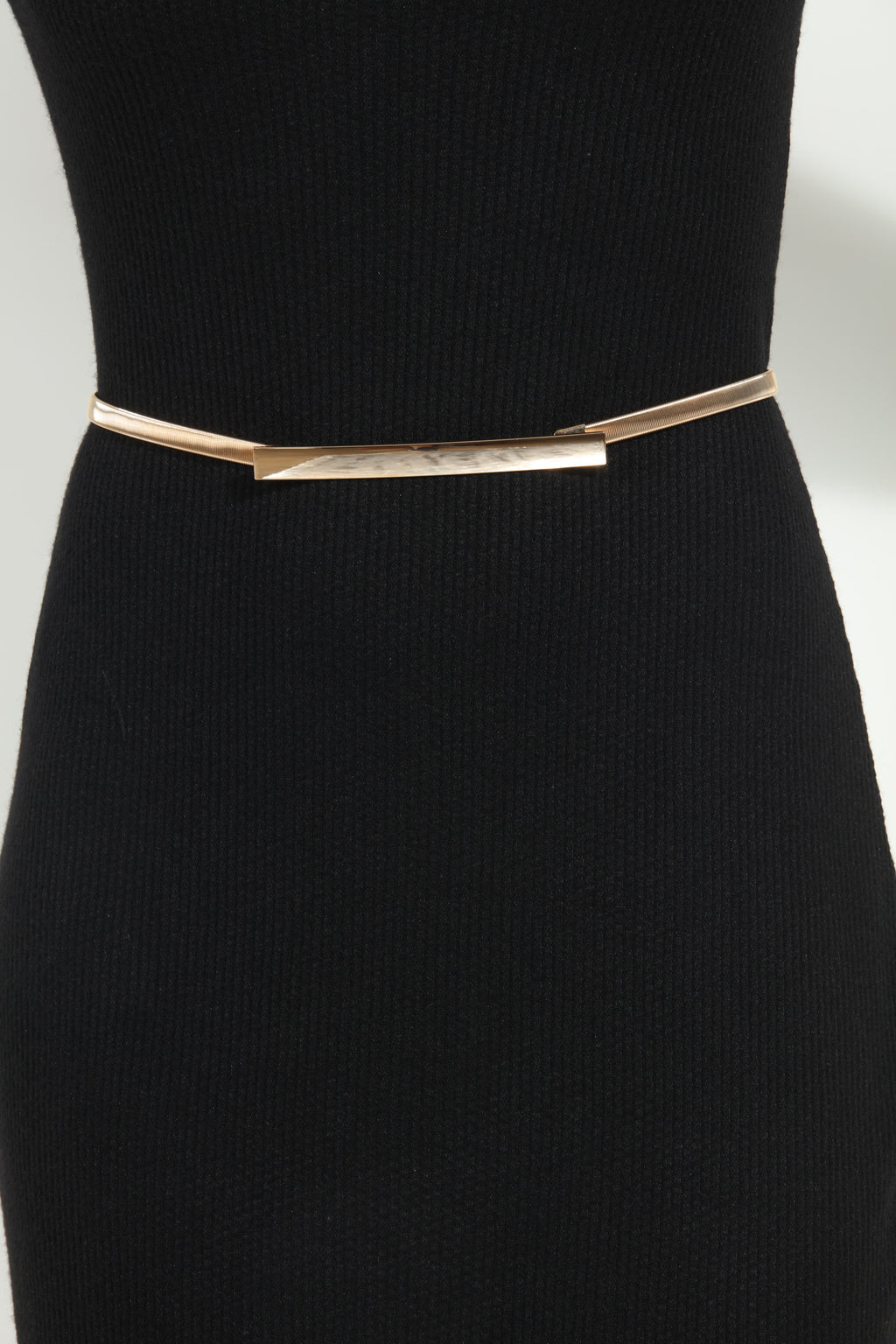 Gold Slim Metal Belt