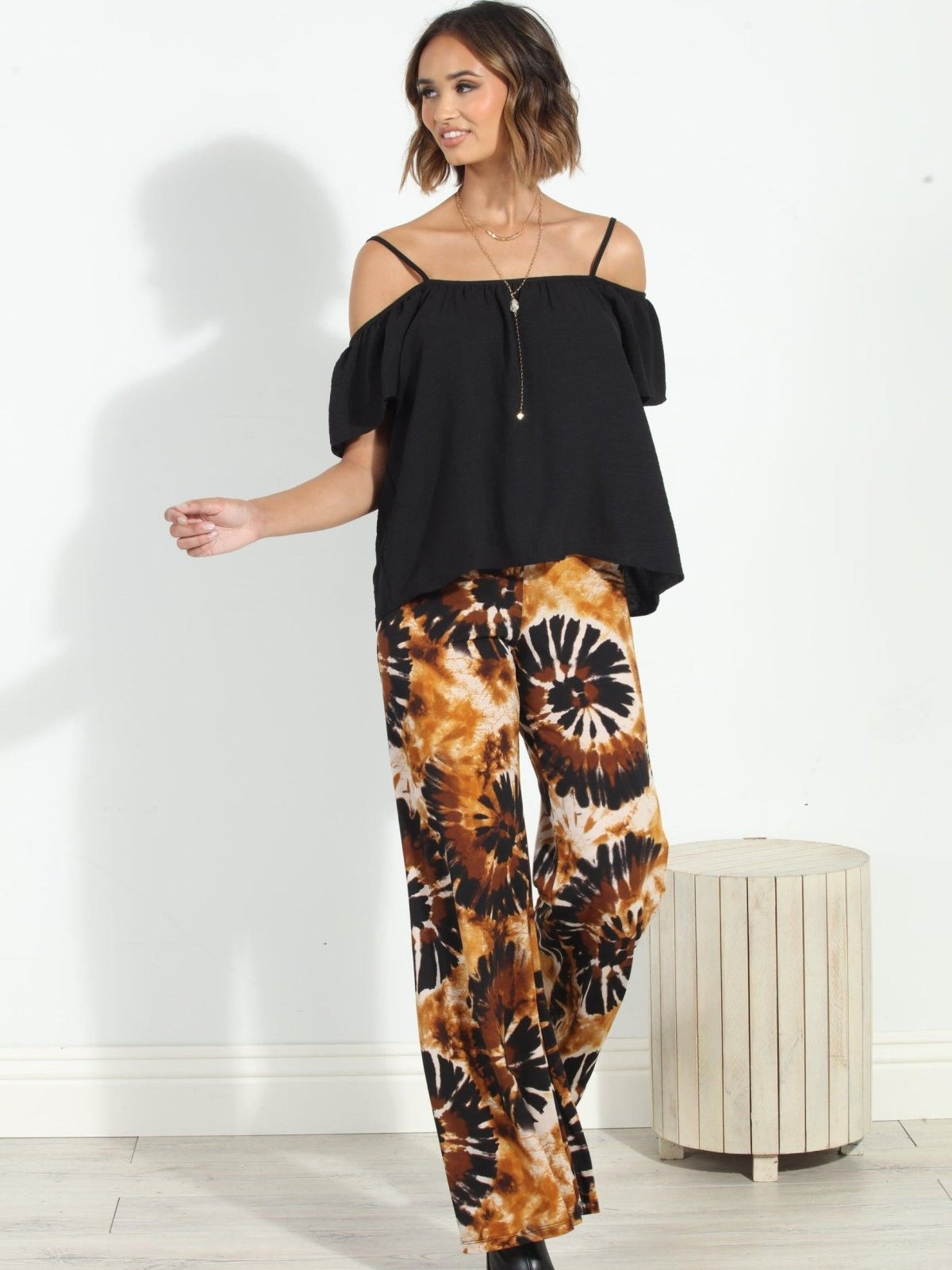 Dakar Stretch Wide Leg  Pants-FINAL SALE