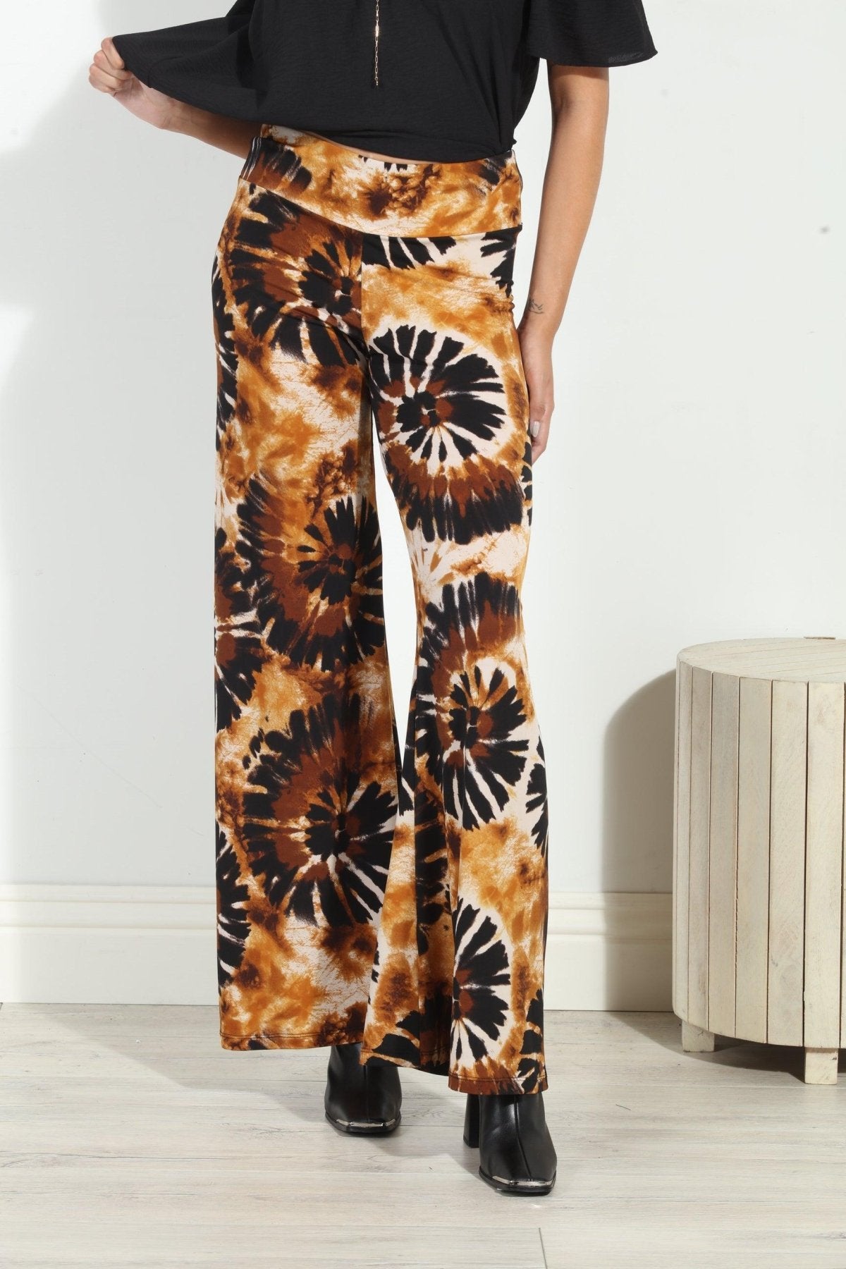 Dakar Stretch Wide Leg  Pants-FINAL SALE