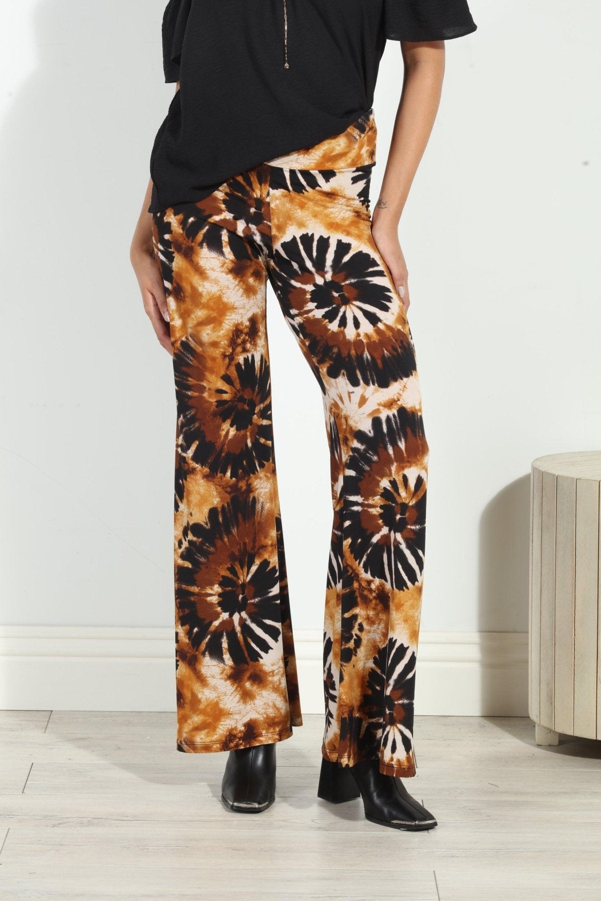 Dakar Stretch Wide Leg  Pants-FINAL SALE