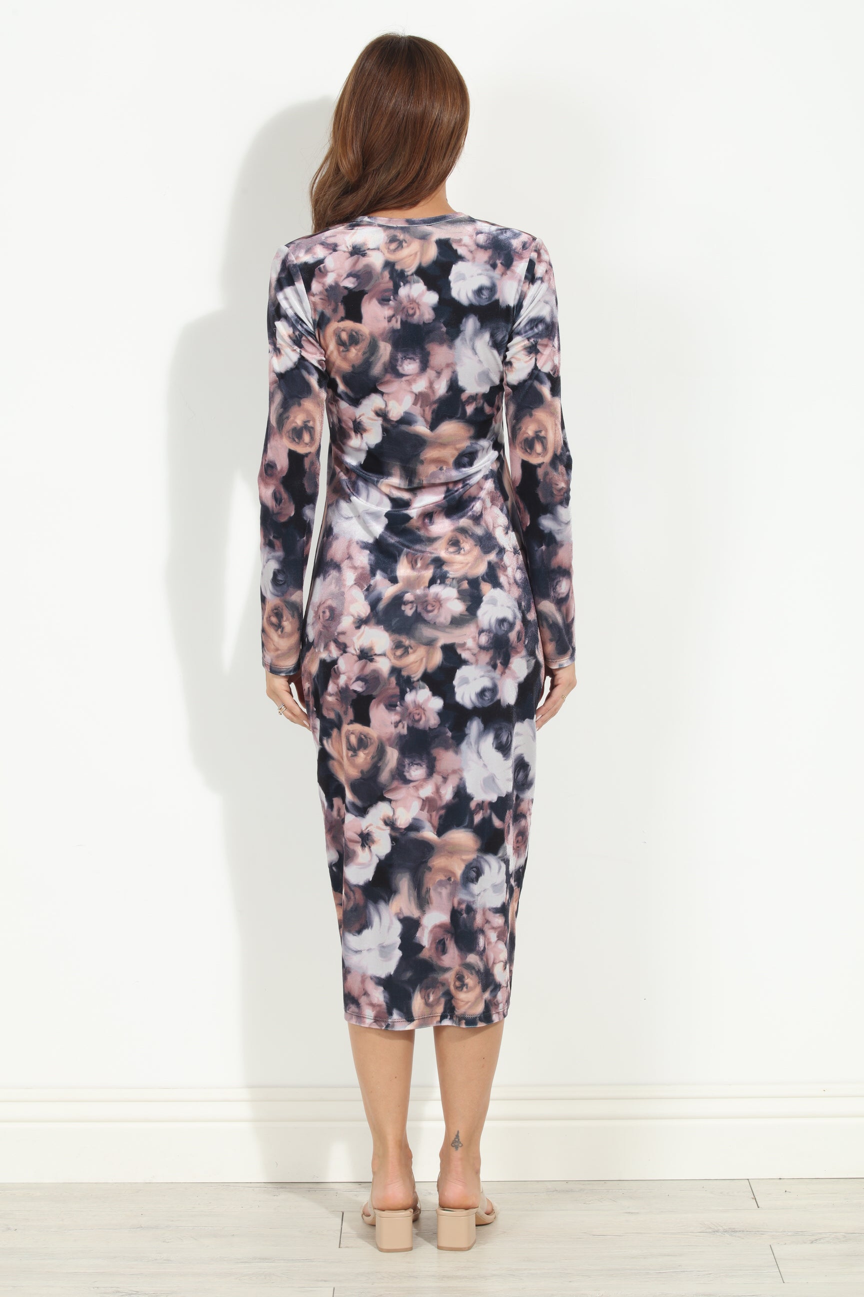 Rosalinda Velvet Midi Dress